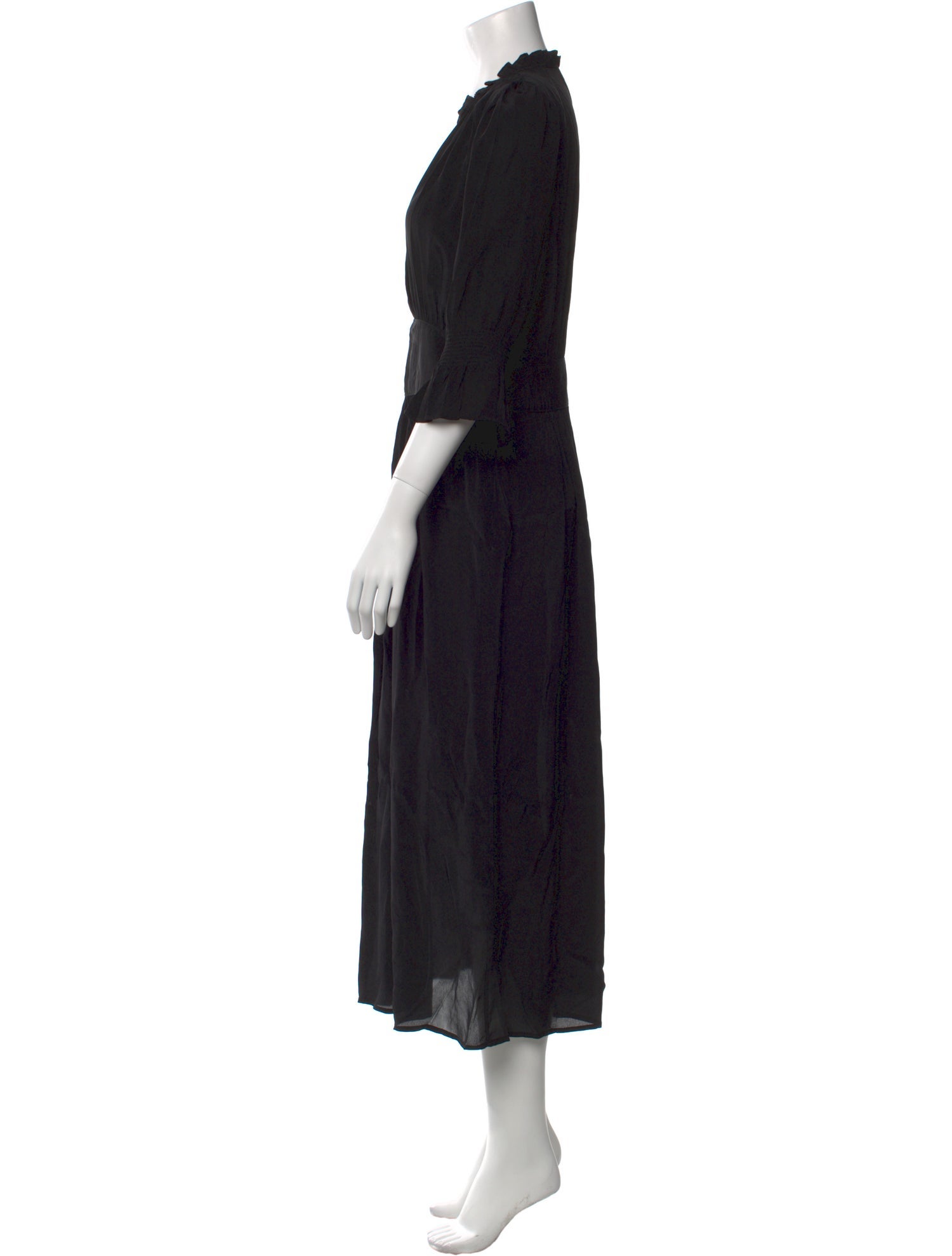 BA&SH V-Neck Long Dress