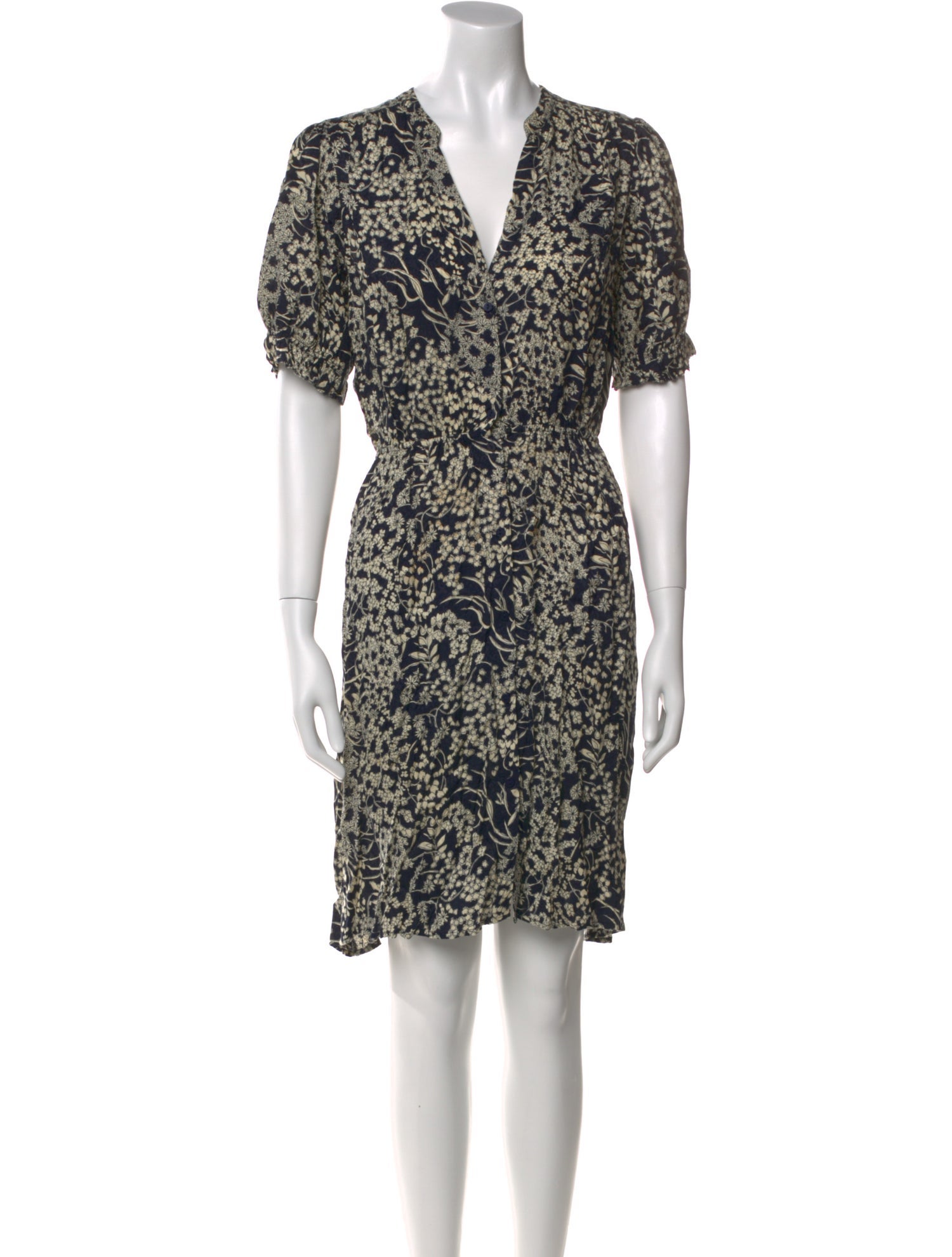 BA&SH Printed Knee-Length Dress