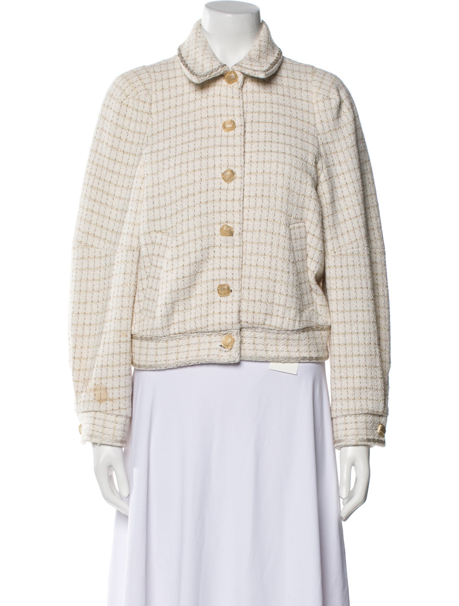 BA&SH Tweed Pattern Jacket