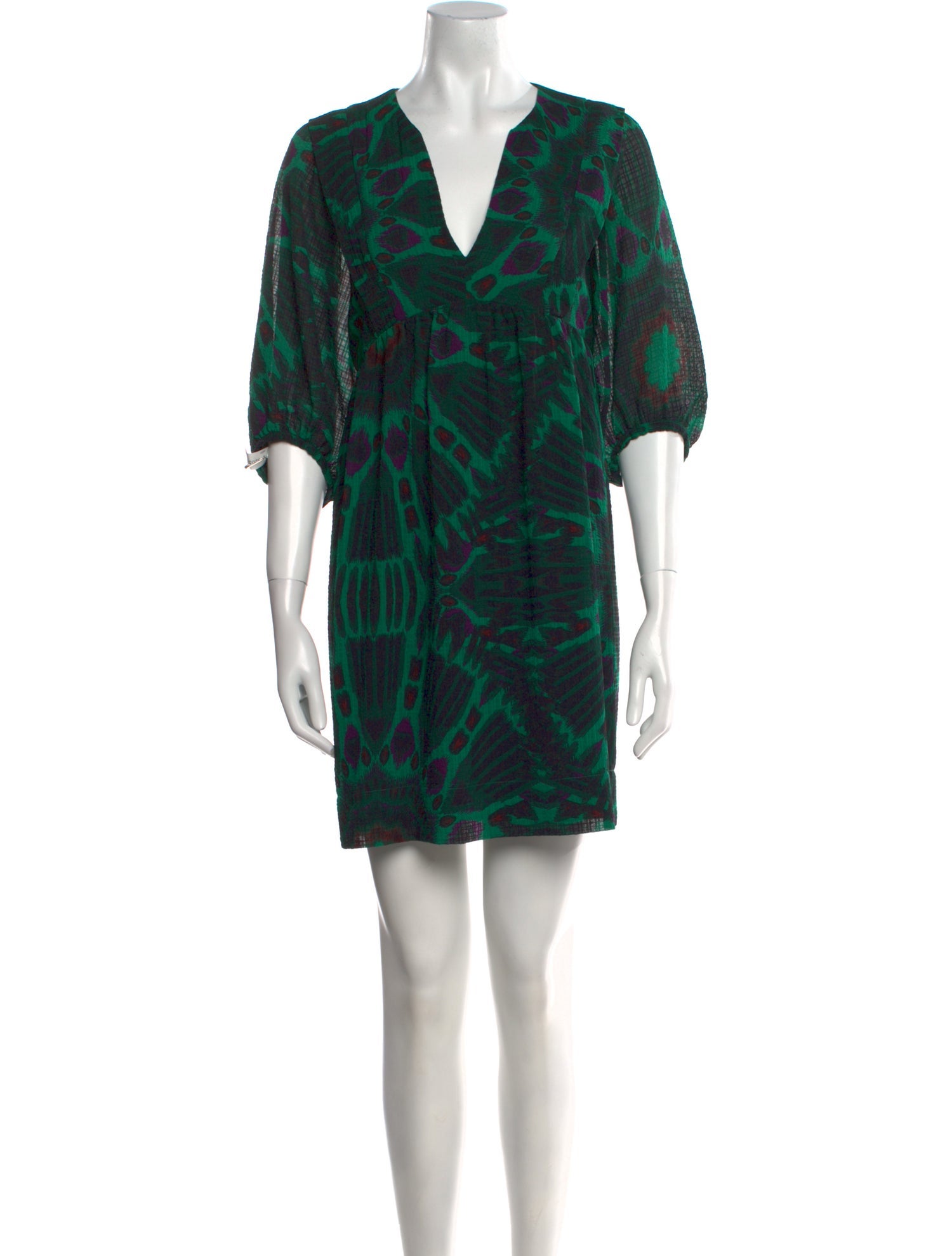 BA&SH Printed Mini Dress