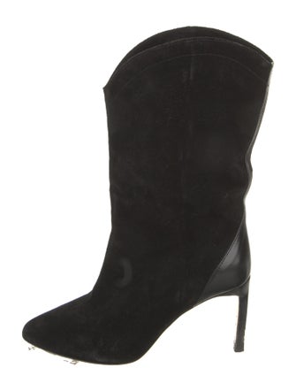 BA&SH Suede Western Boots