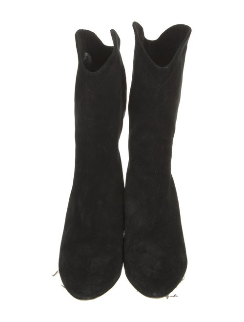 BA&SH Suede Western Boots
