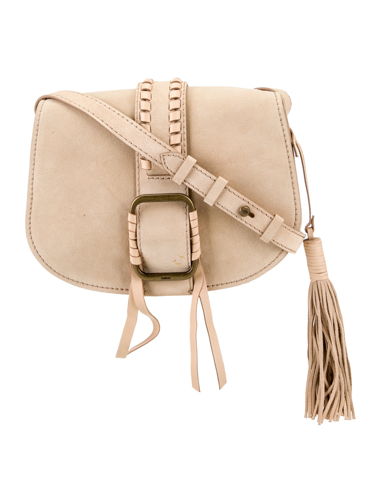 BA&SH Suede Shoulder Bag