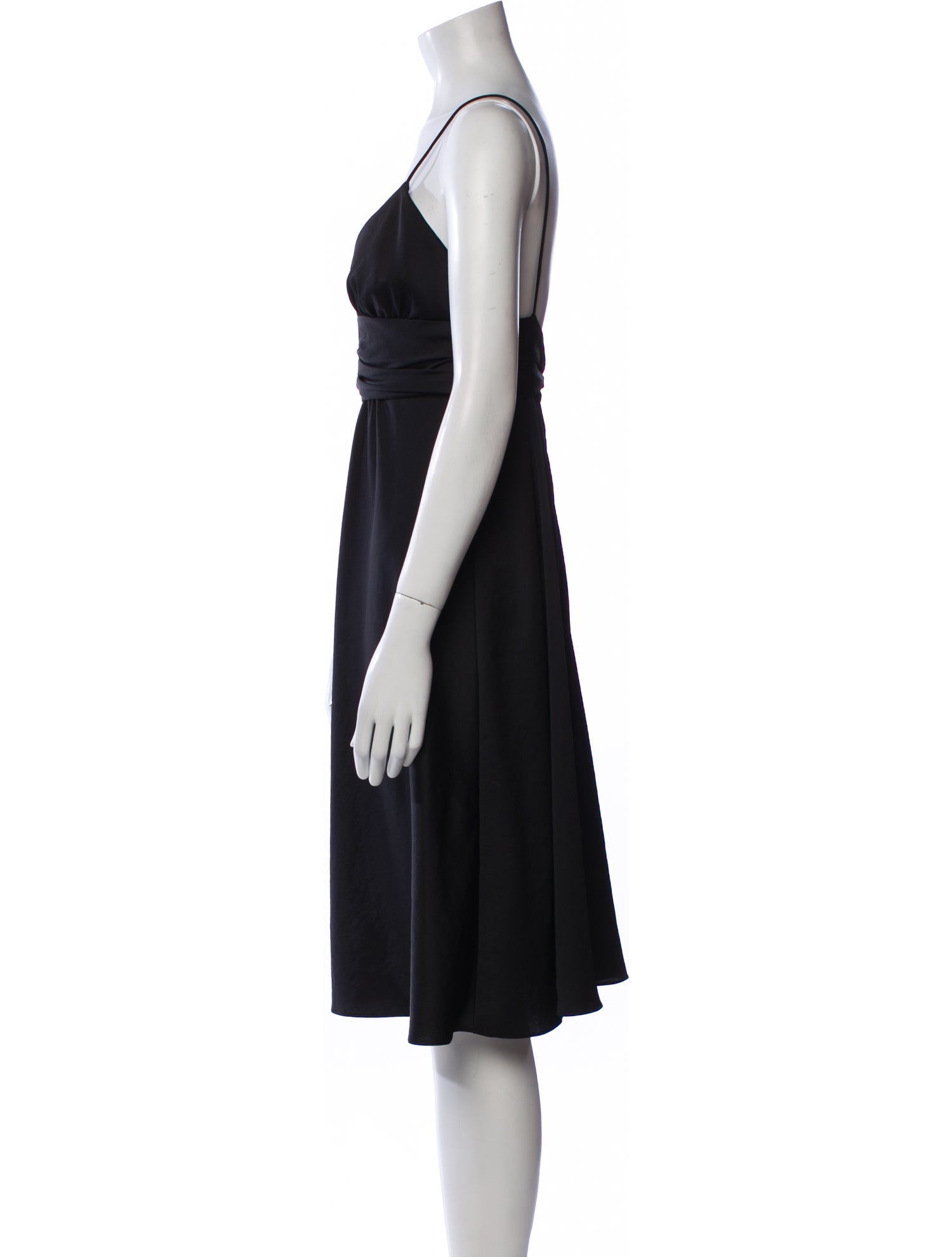 BA&SH V-Neck Knee-Length Dress