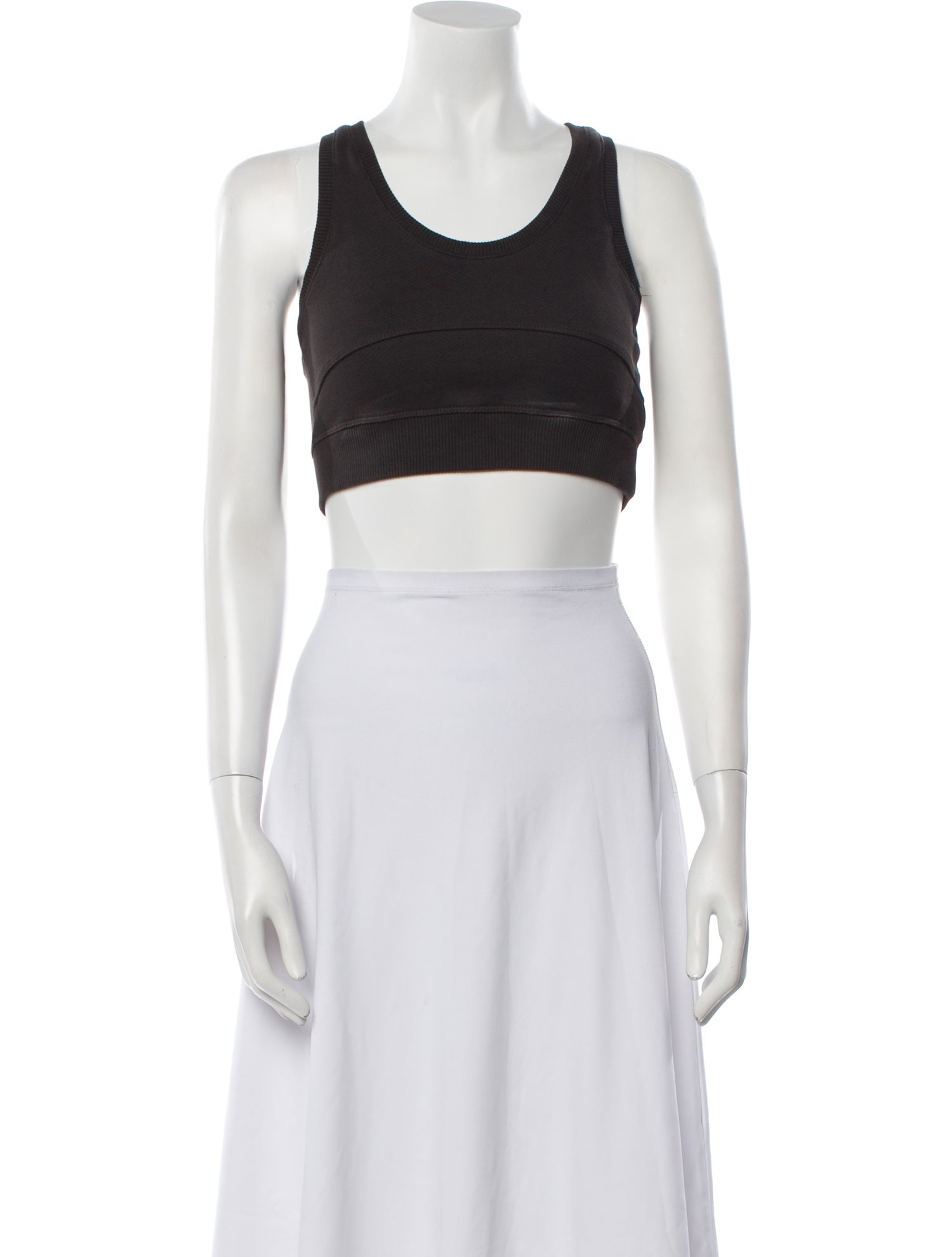 BA&SH Scoop Neck Sleeveless Crop Top