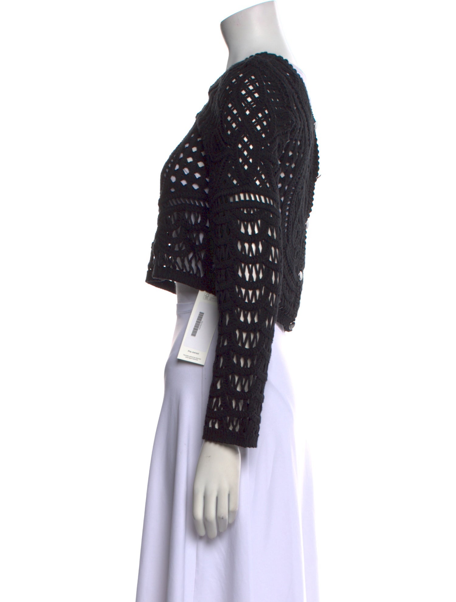 BA&SH Patterned Bateau Neckline Sweater