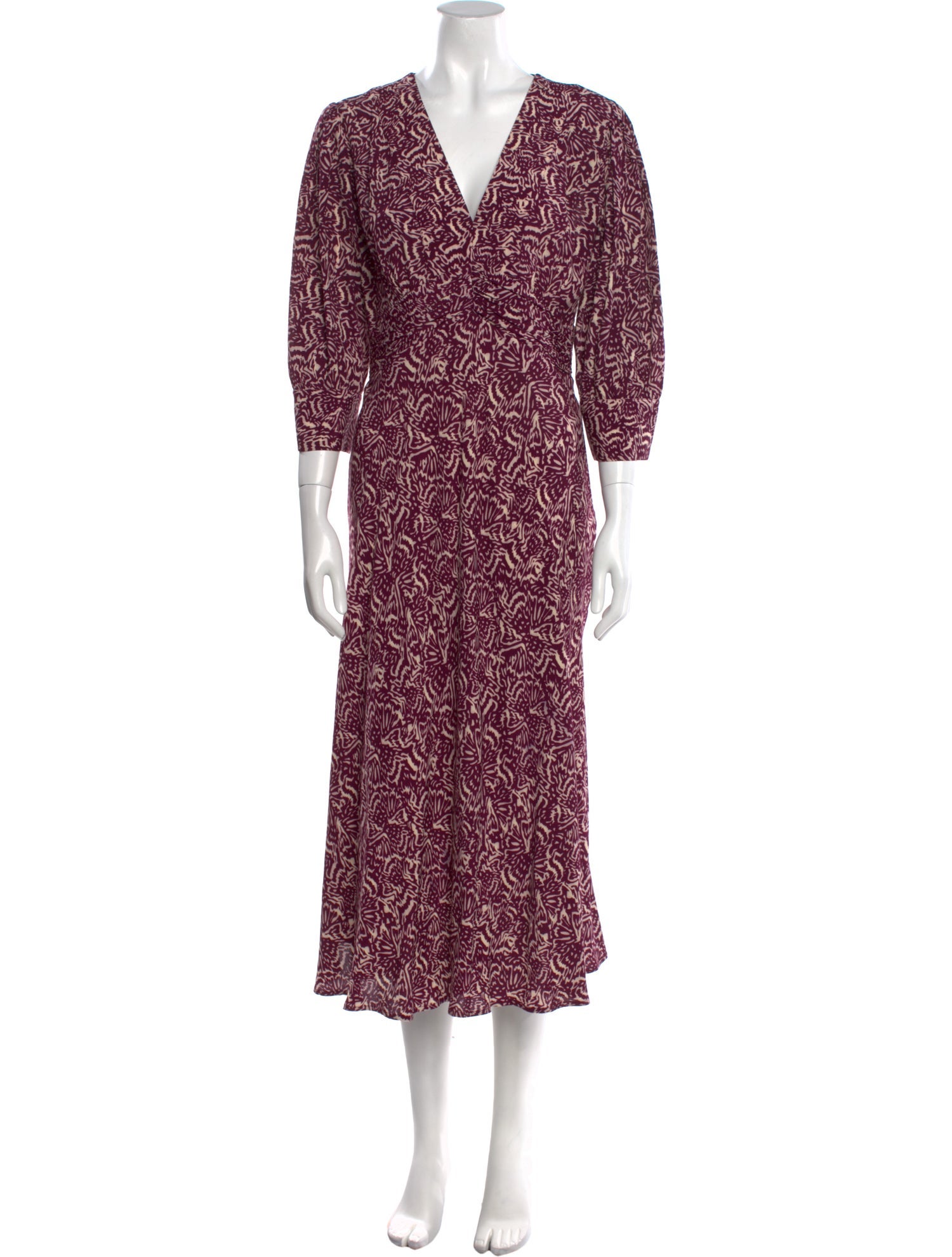 BA&SH Printed Long Dress