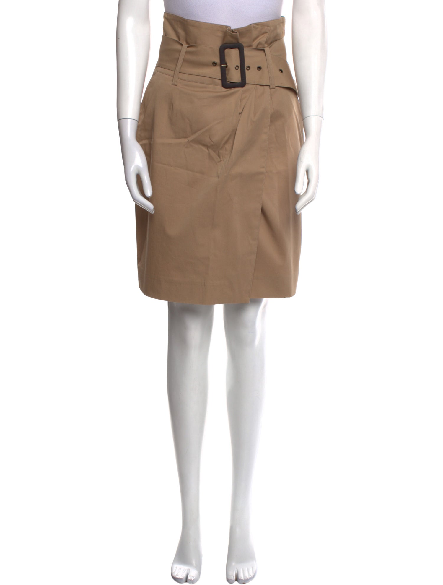 BA&SH Pleated Accents Knee-Length Skirt