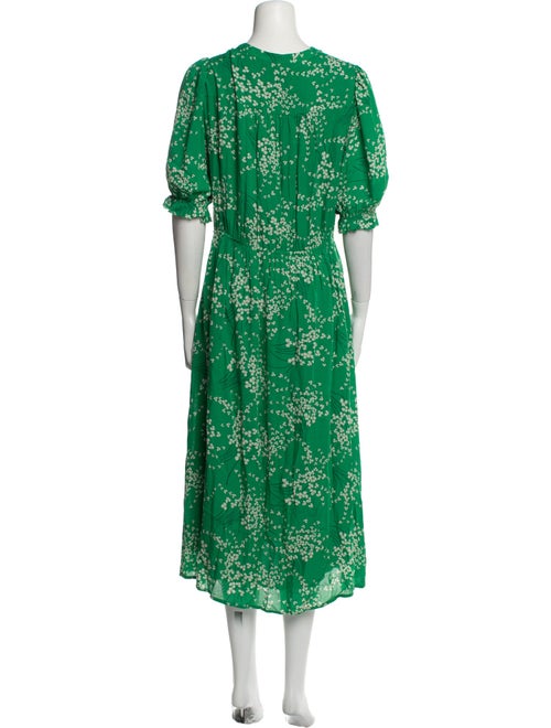 BA&SH Floral Print Long Dress