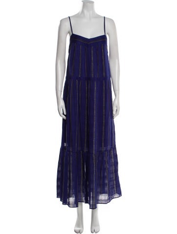 Ba&Sh Dresses Striped Long Dress S