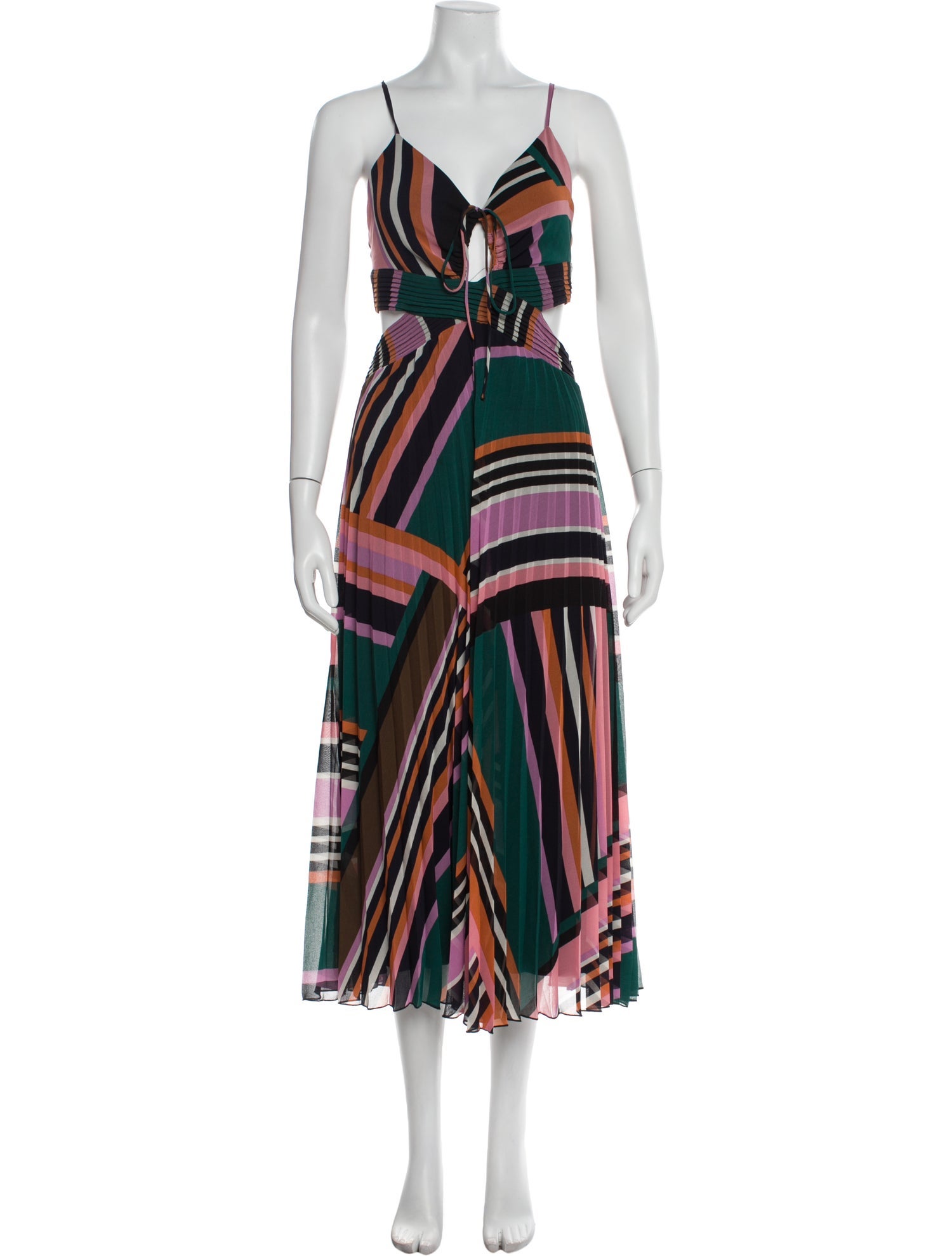 BA&SH Striped Long Dress