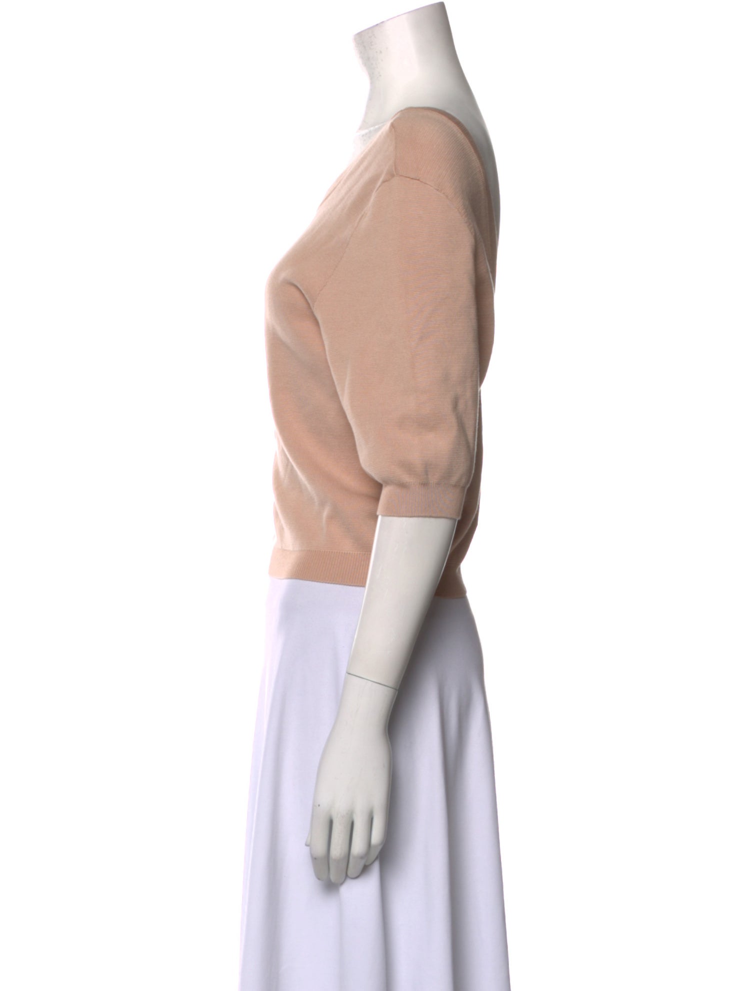 BA&SH Crew Neck Three-Quarter Sleeve Top w/ Tags