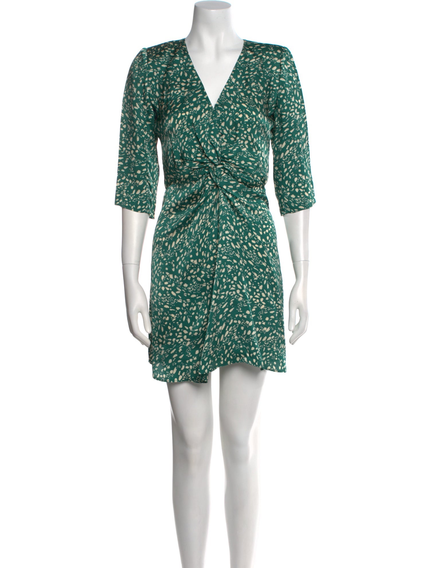 BA&SH Printed Mini Dress