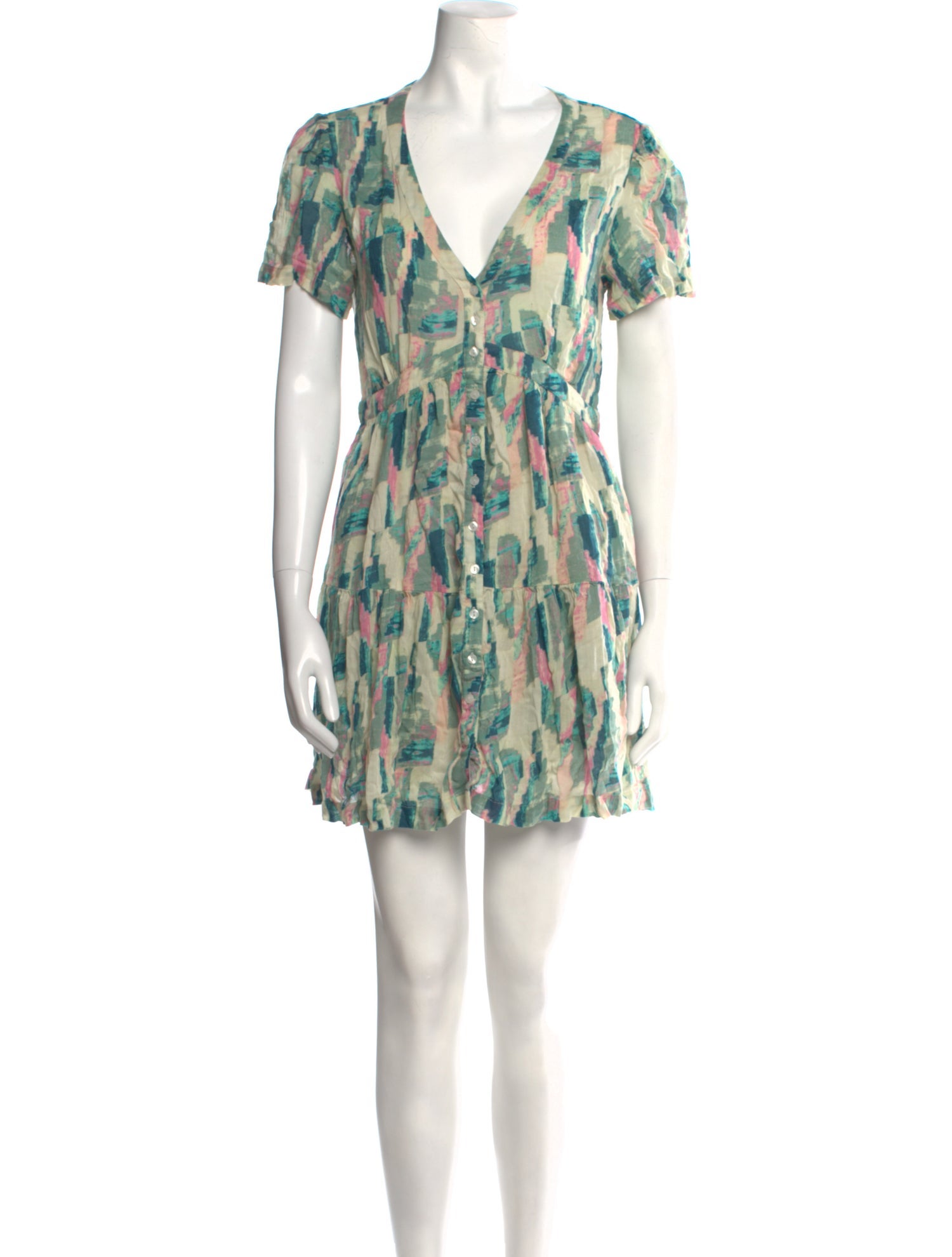 BA&SH Printed Mini Dress