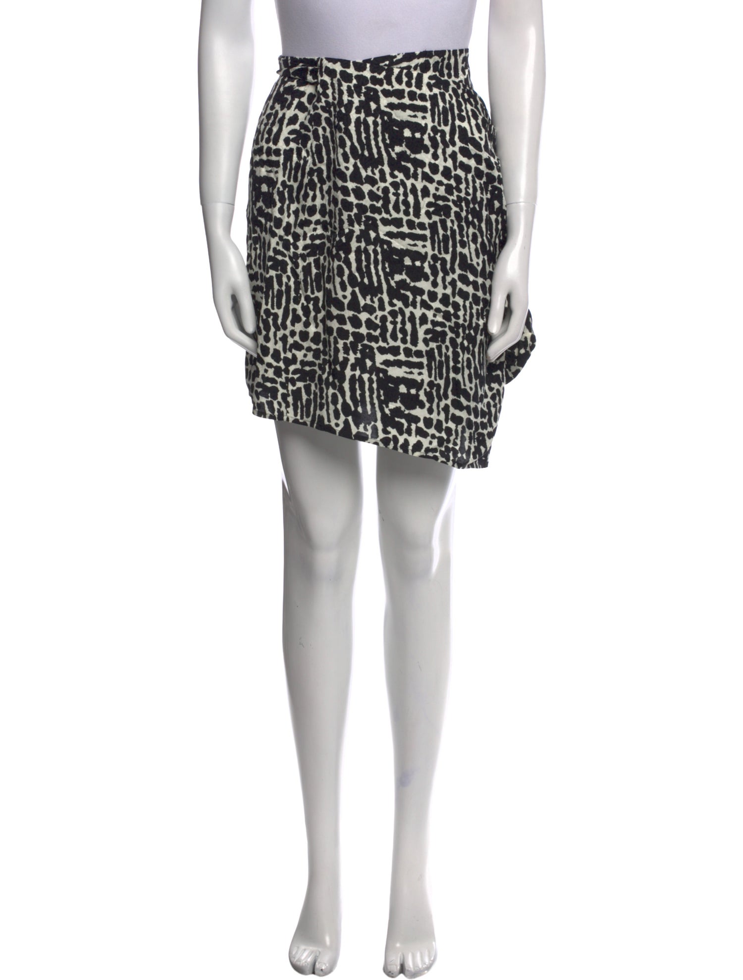 BA&SH Printed Mini Skirt