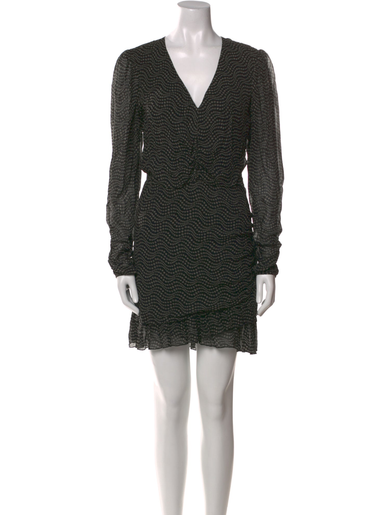 BA&SH Printed Mini Dress