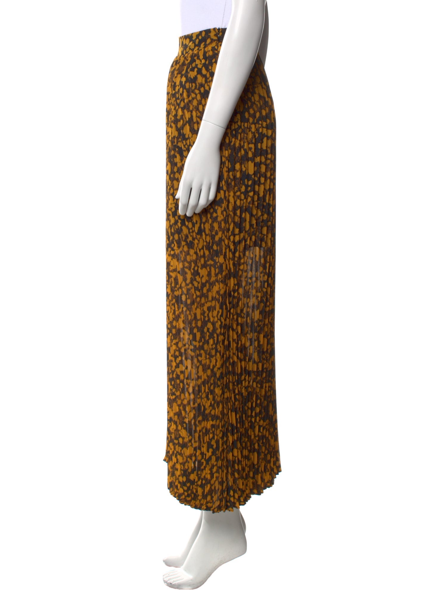 BA&SH Animal Print Midi Length Skirt w/ Tags