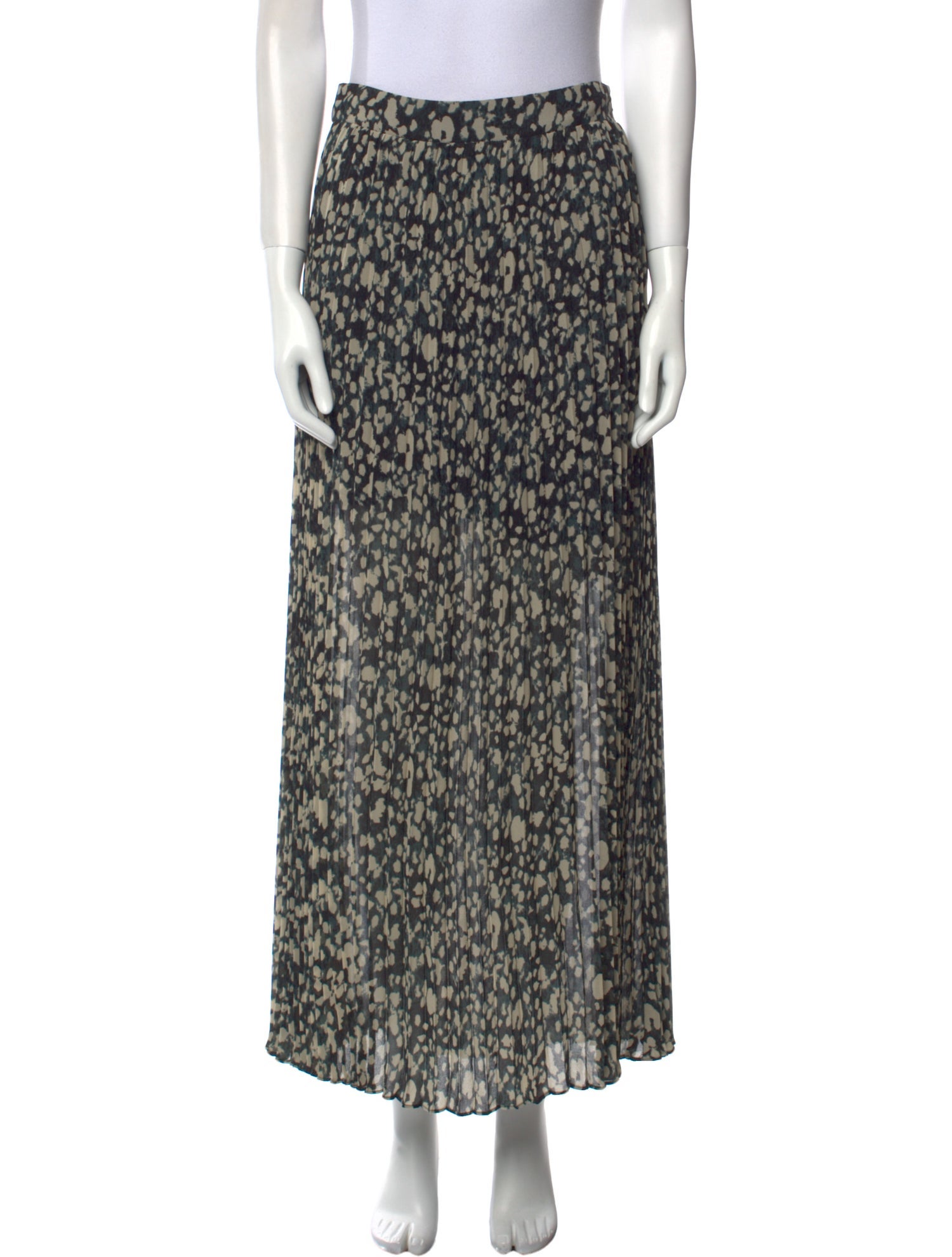 BA&SH Animal Print Midi Length Skirt w/ Tags