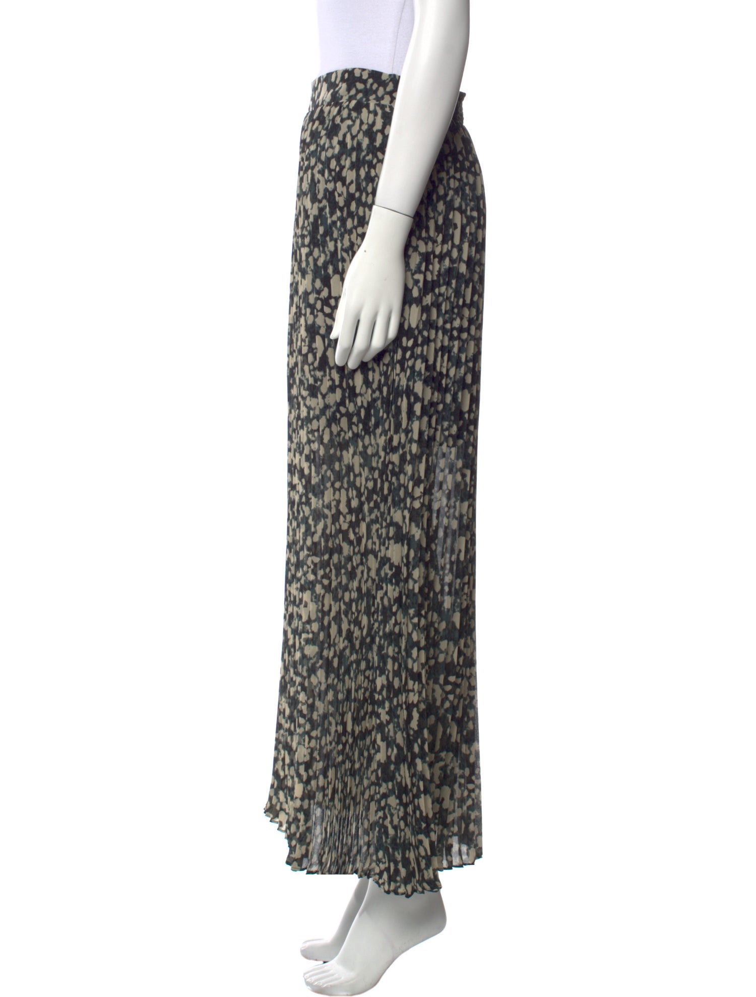 BA&SH Animal Print Midi Length Skirt w/ Tags