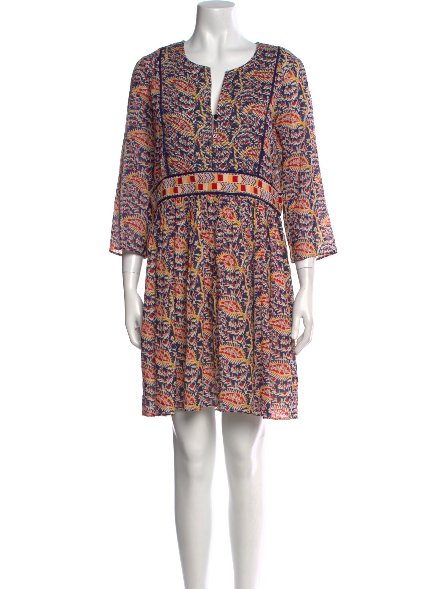 BA&SH Printed Mini Dress