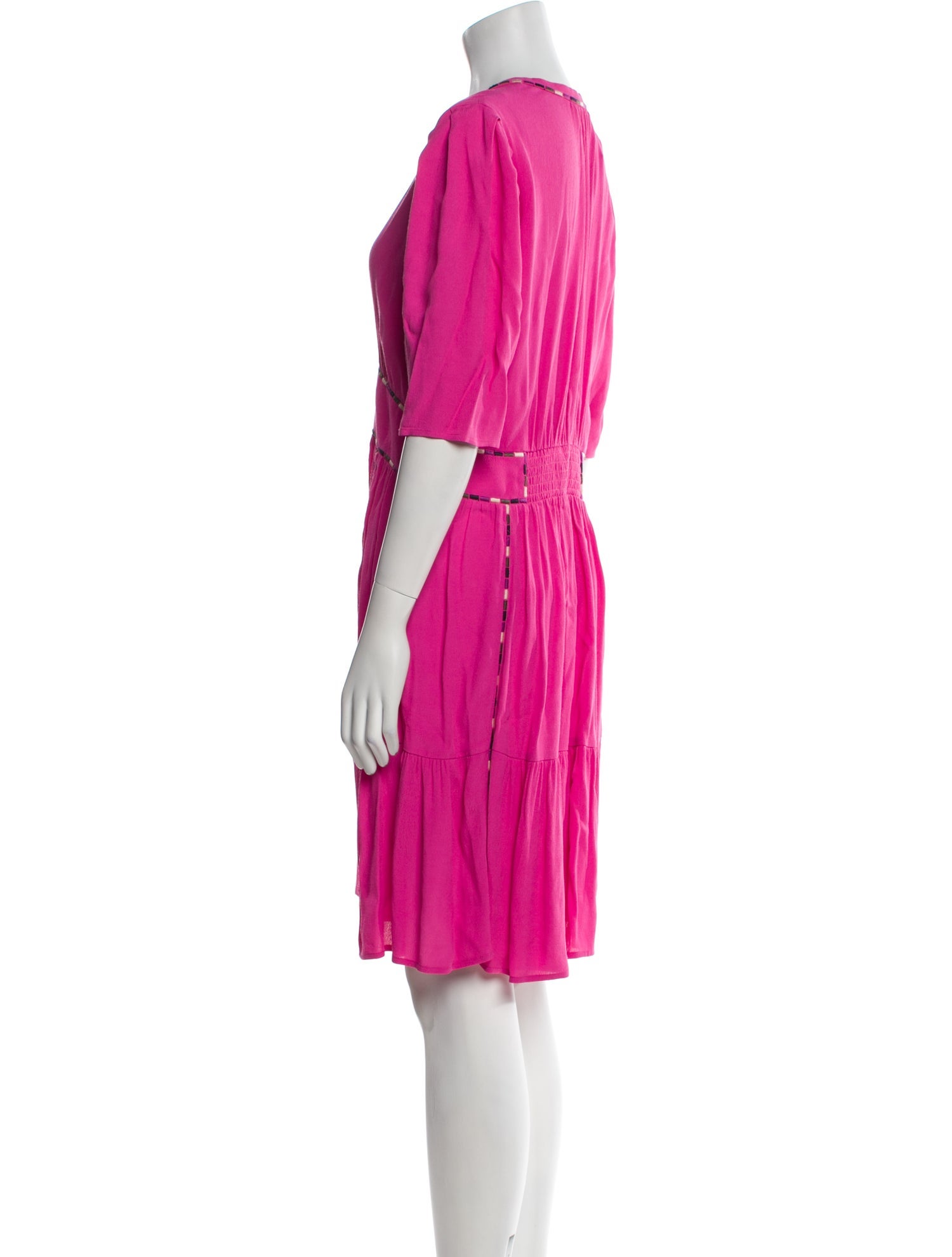 BA&SH V-Neck Mini Dress