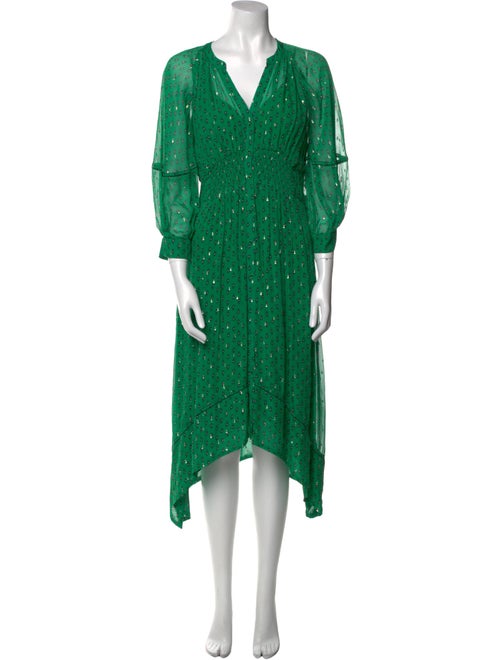 BA&SH Printed Long Dress