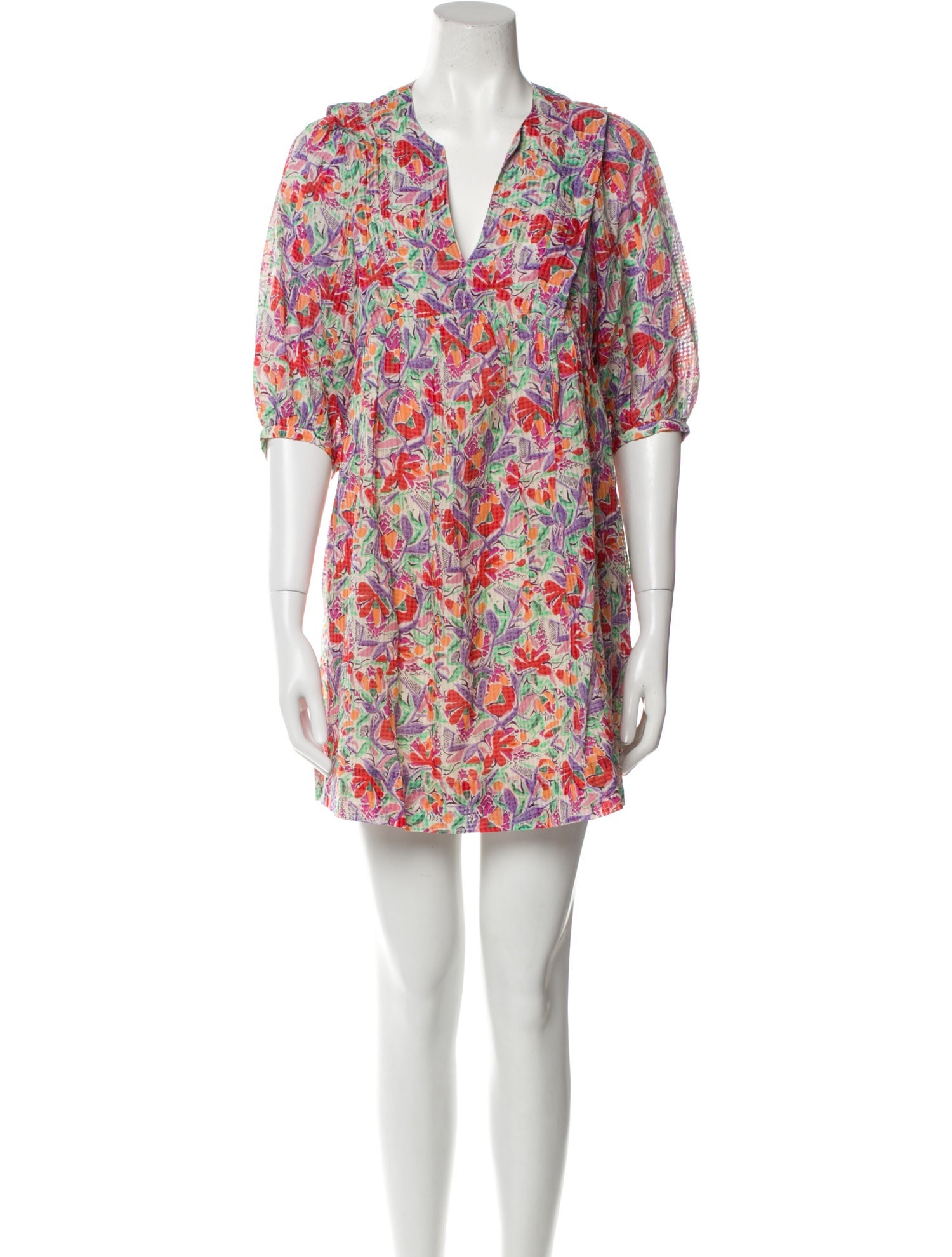 BA&SH Printed Mini Dress