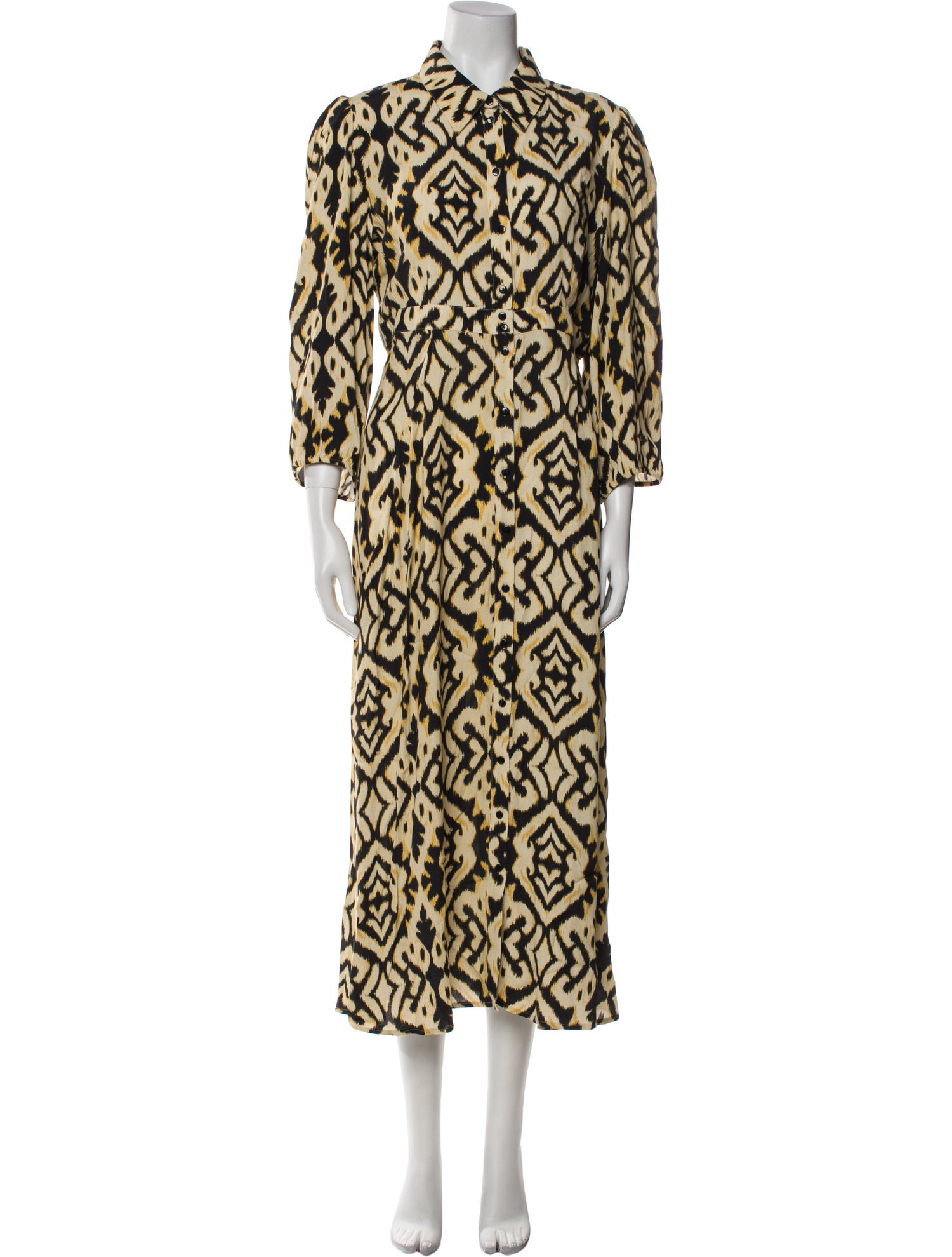 BA&SH Printed Long Dress