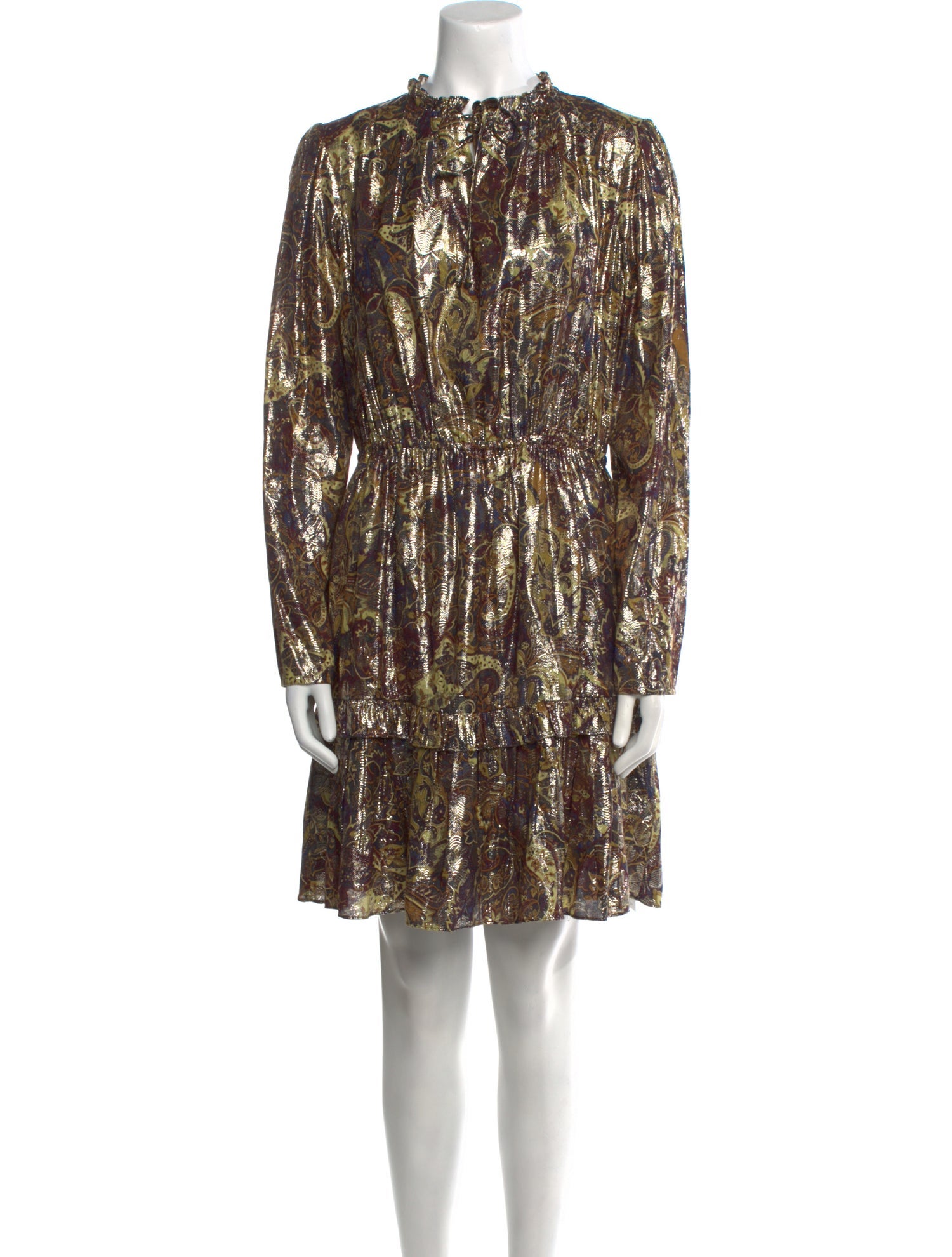 BA&SH Printed Mini Dress