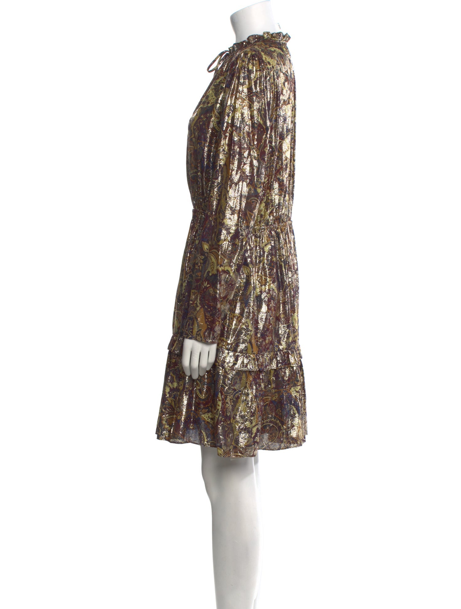 BA&SH Printed Mini Dress