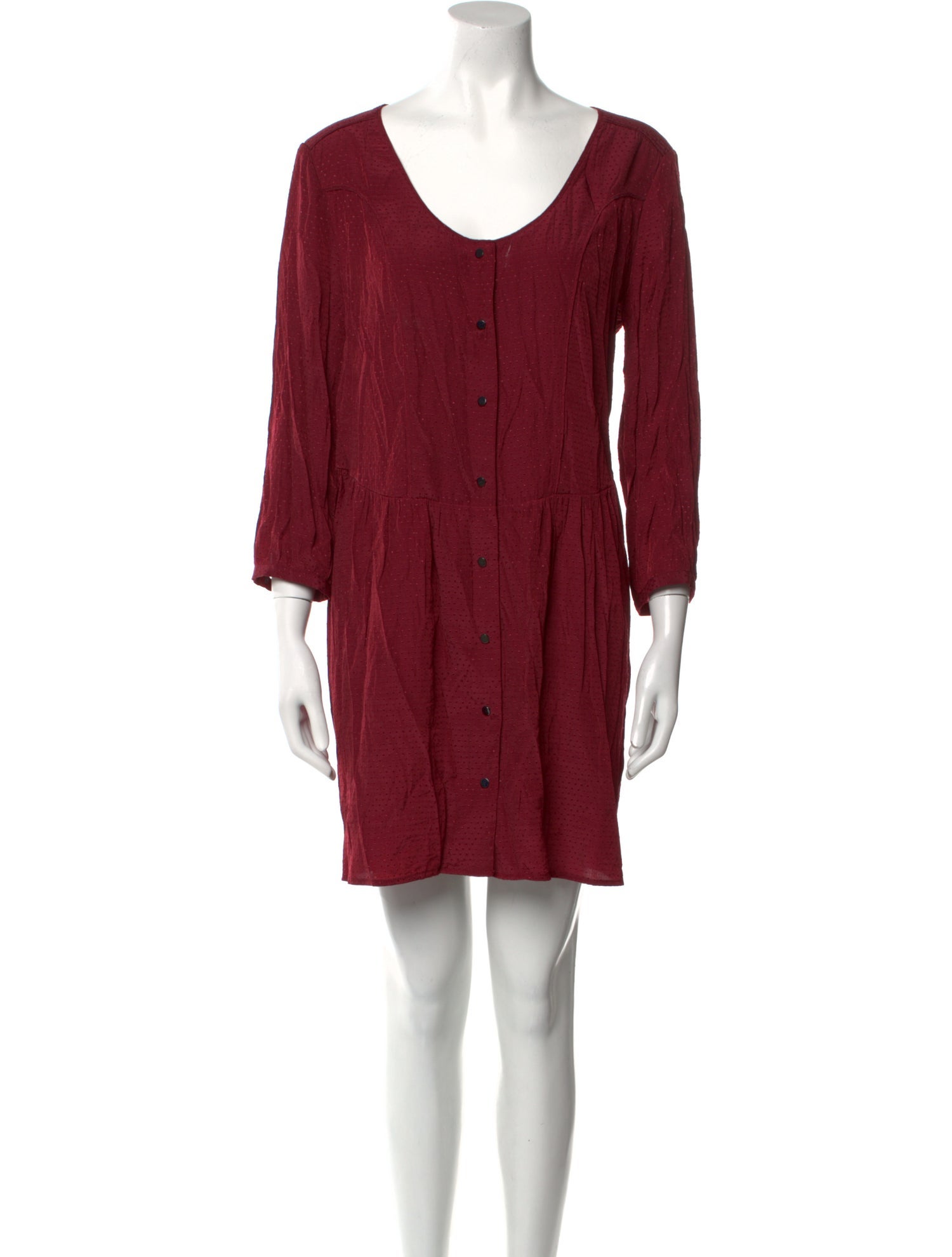 BA&SH Scoop Neck Mini Dress