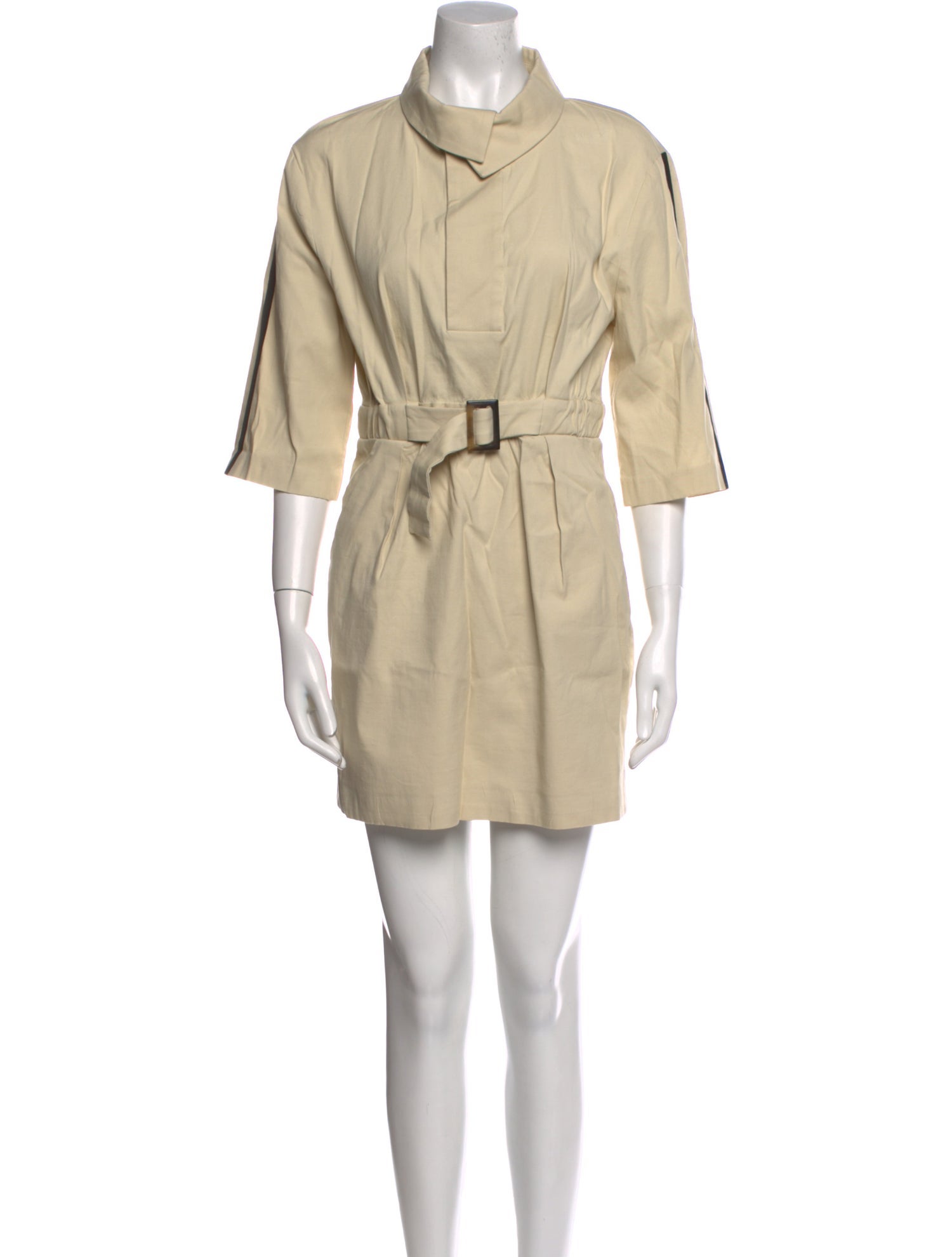 BA&SH Mock Neck Mini Dress