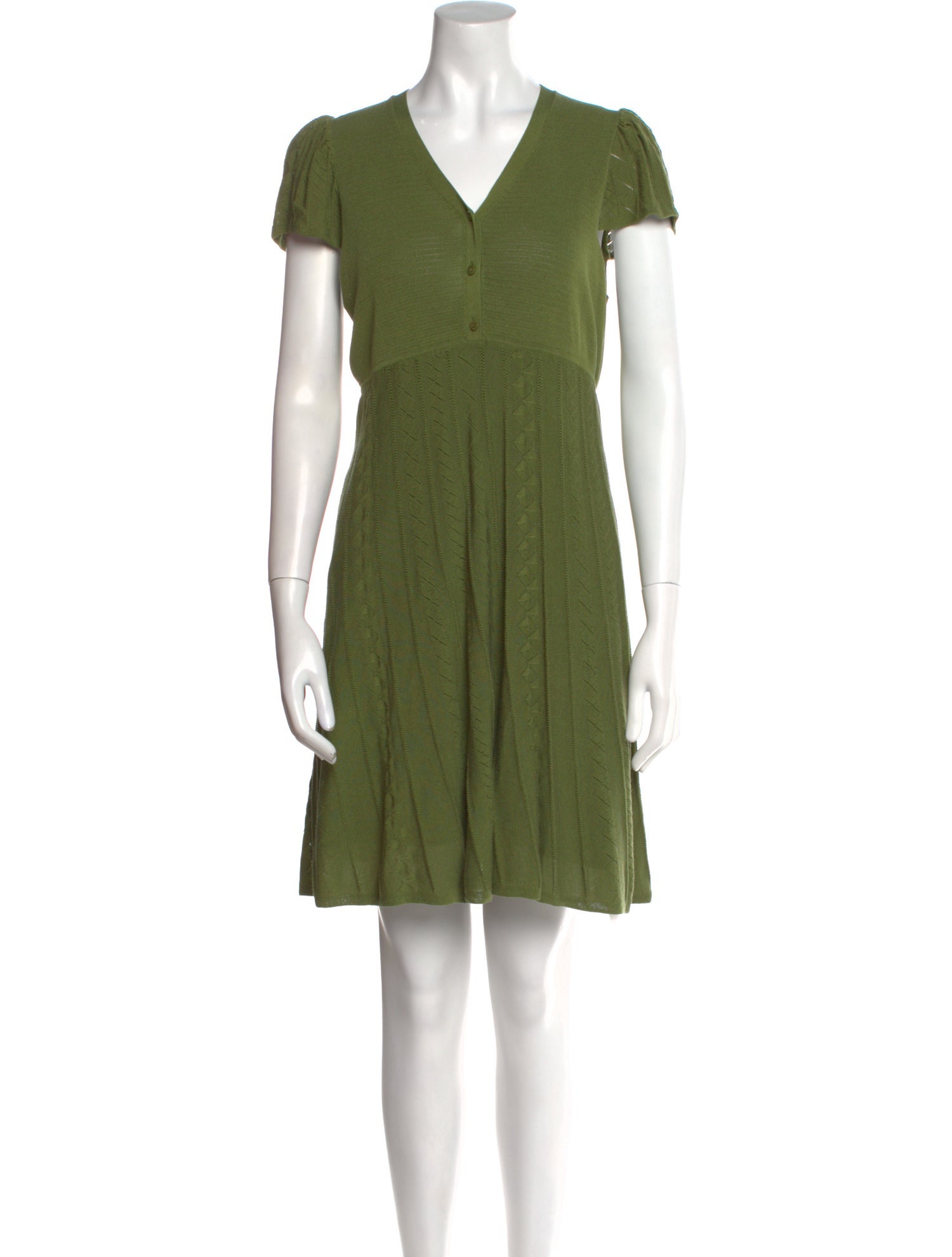 BA&SH V-Neck Mini Dress