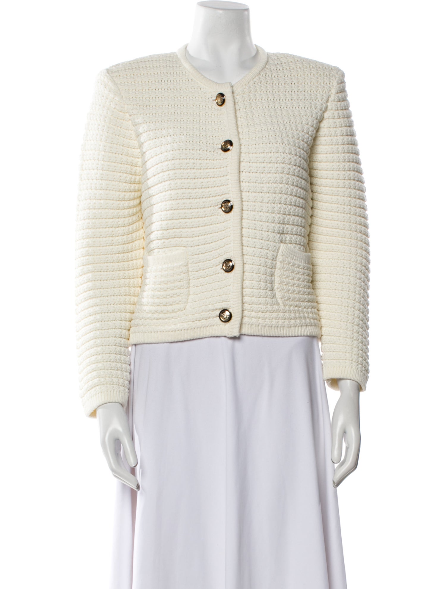 BA&SH Tweed Pattern Evening Jacket