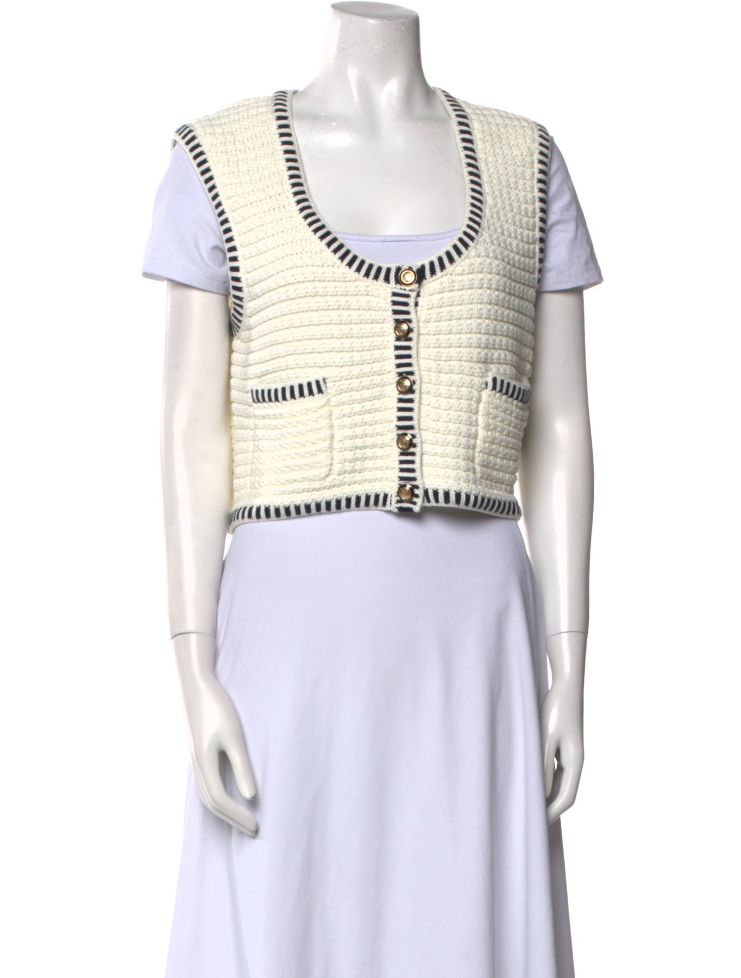 BA&SH Striped Scoop Neck Sweater w/ Tags