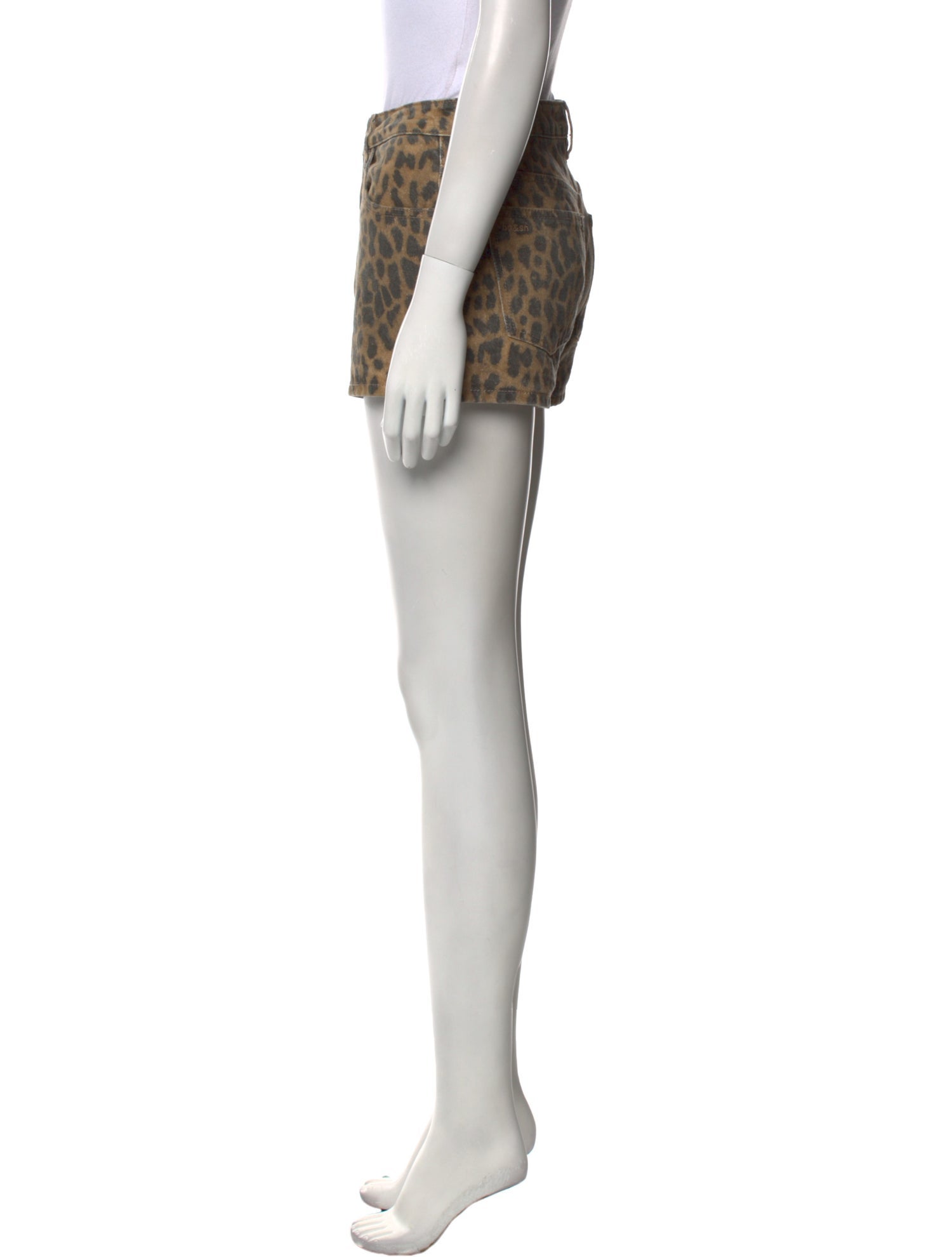 BA&SH Animal Print Mini Shorts w/ Tags