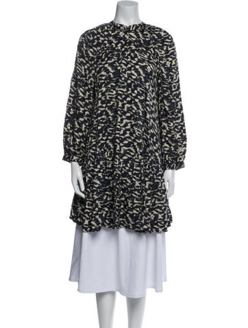 Ba&Sh Dresses Floral Print Knee-Length Dress M