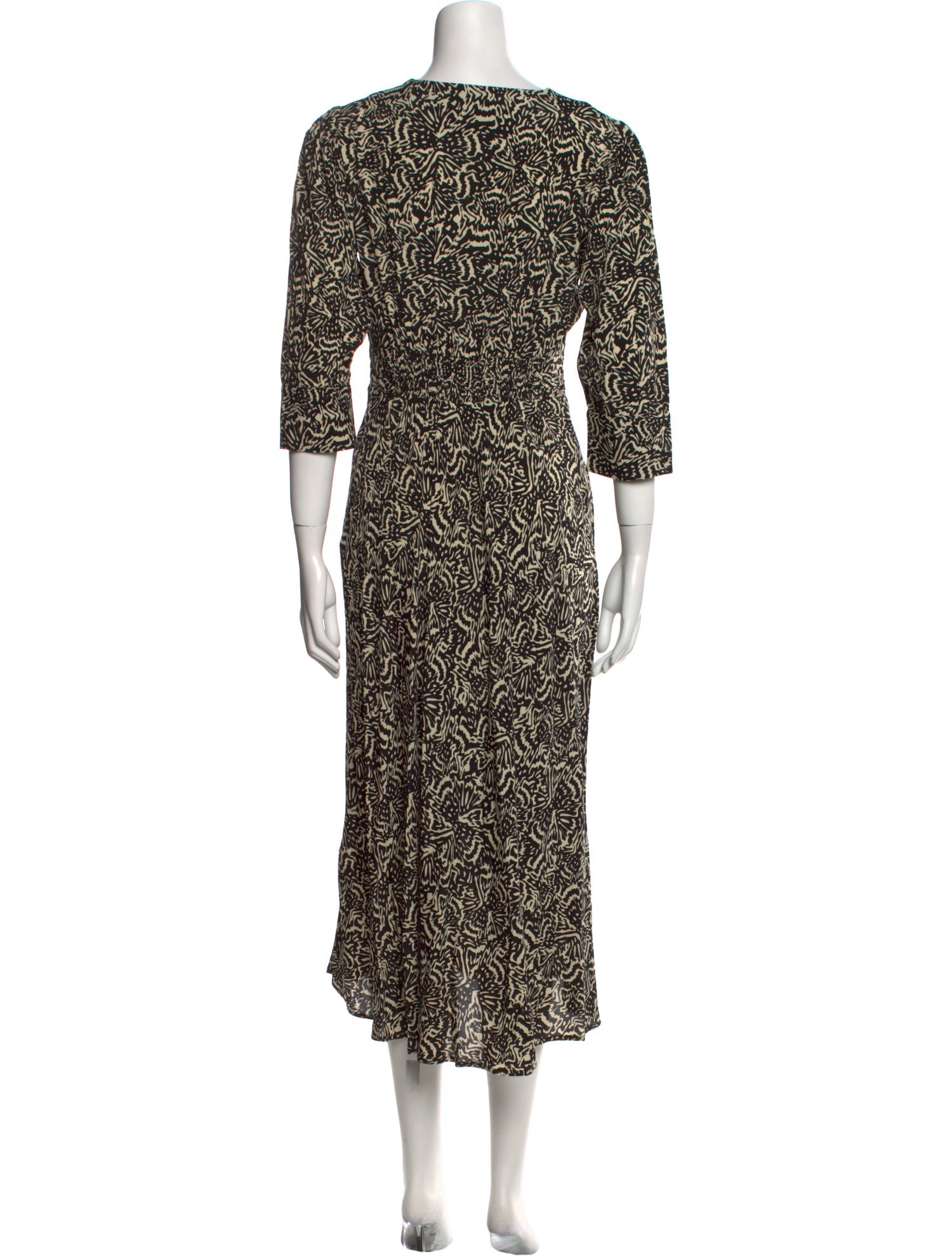 BA&SH Printed Long Dress