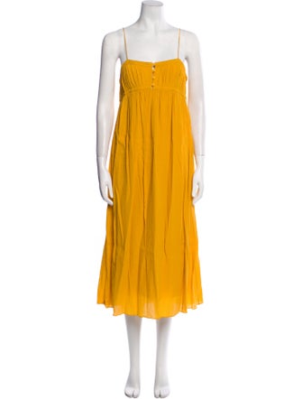 BA&SH Square Neckline Long Dress