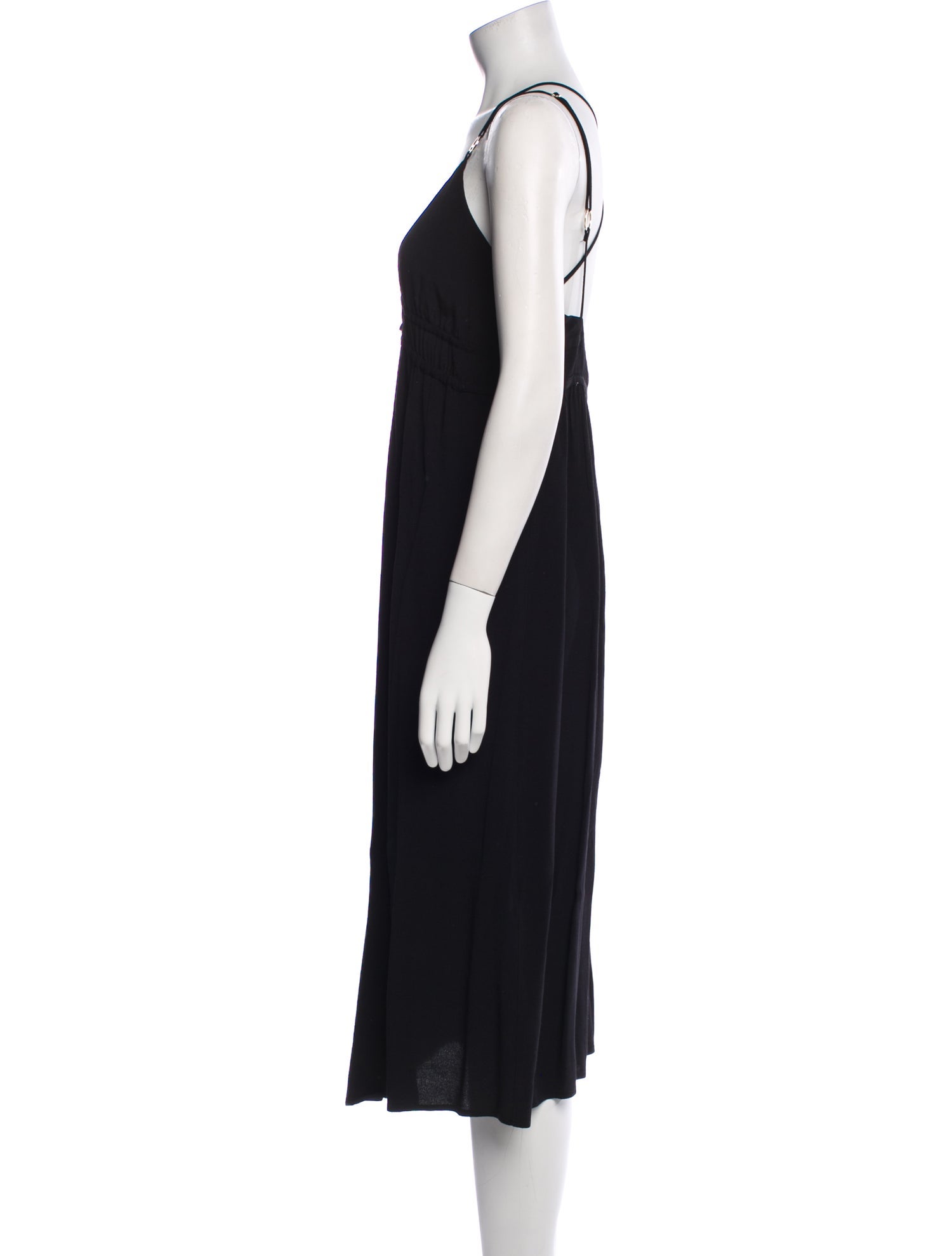 BA&SH V-Neck Midi Length Dress