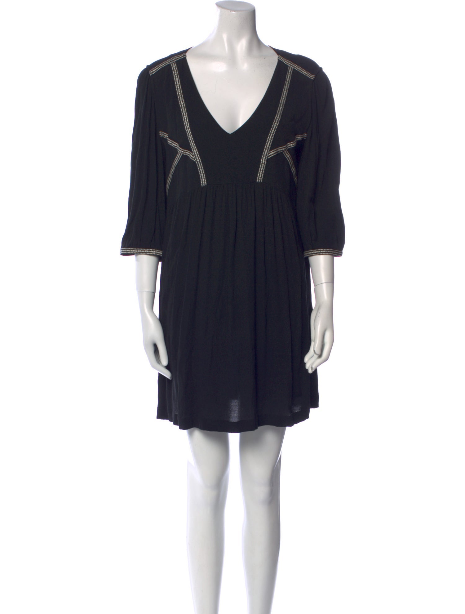 BA&SH V-Neck Mini Dress