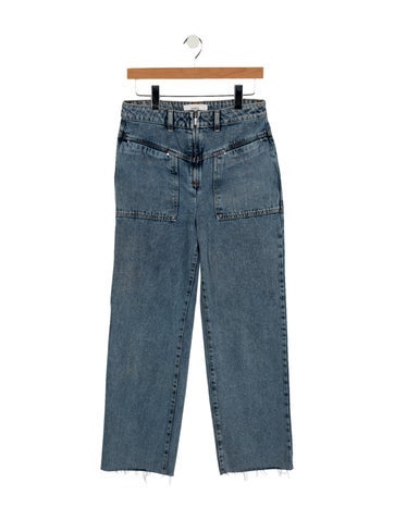 Ba&Sh Jeans High-Rise Straight Leg S