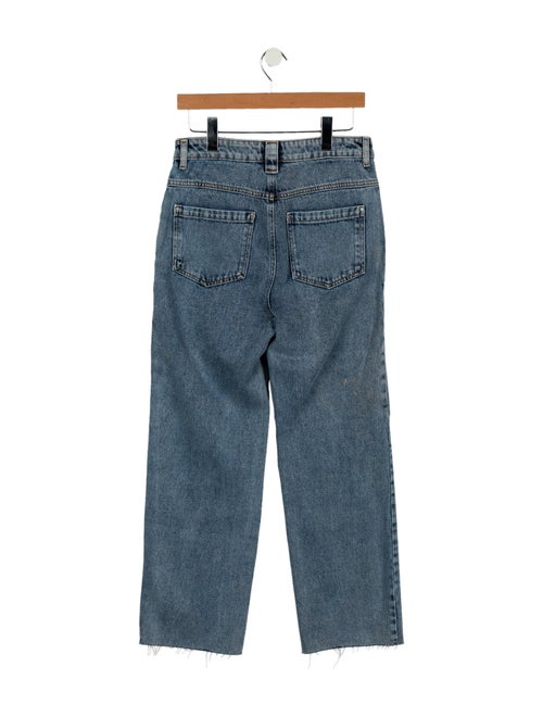 BA&SH High-Rise Straight Leg Jeans