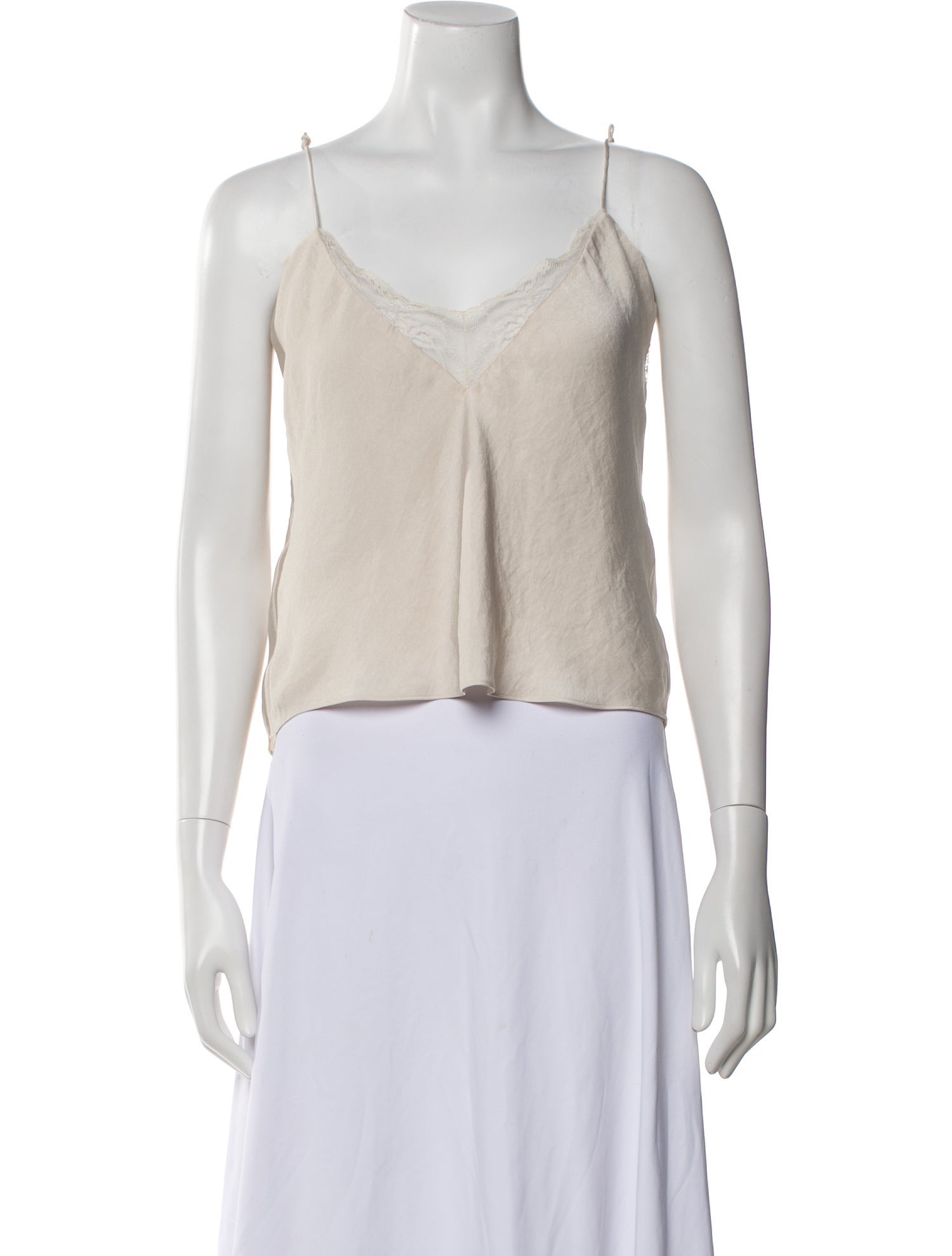 BA&SH V-Neck Sleeveless Crop Top