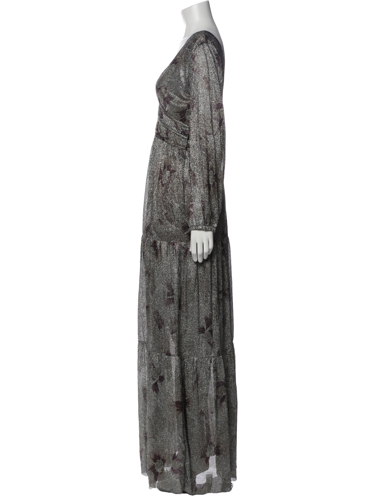 BA&SH Paisley Print Long Dress w/ Tags