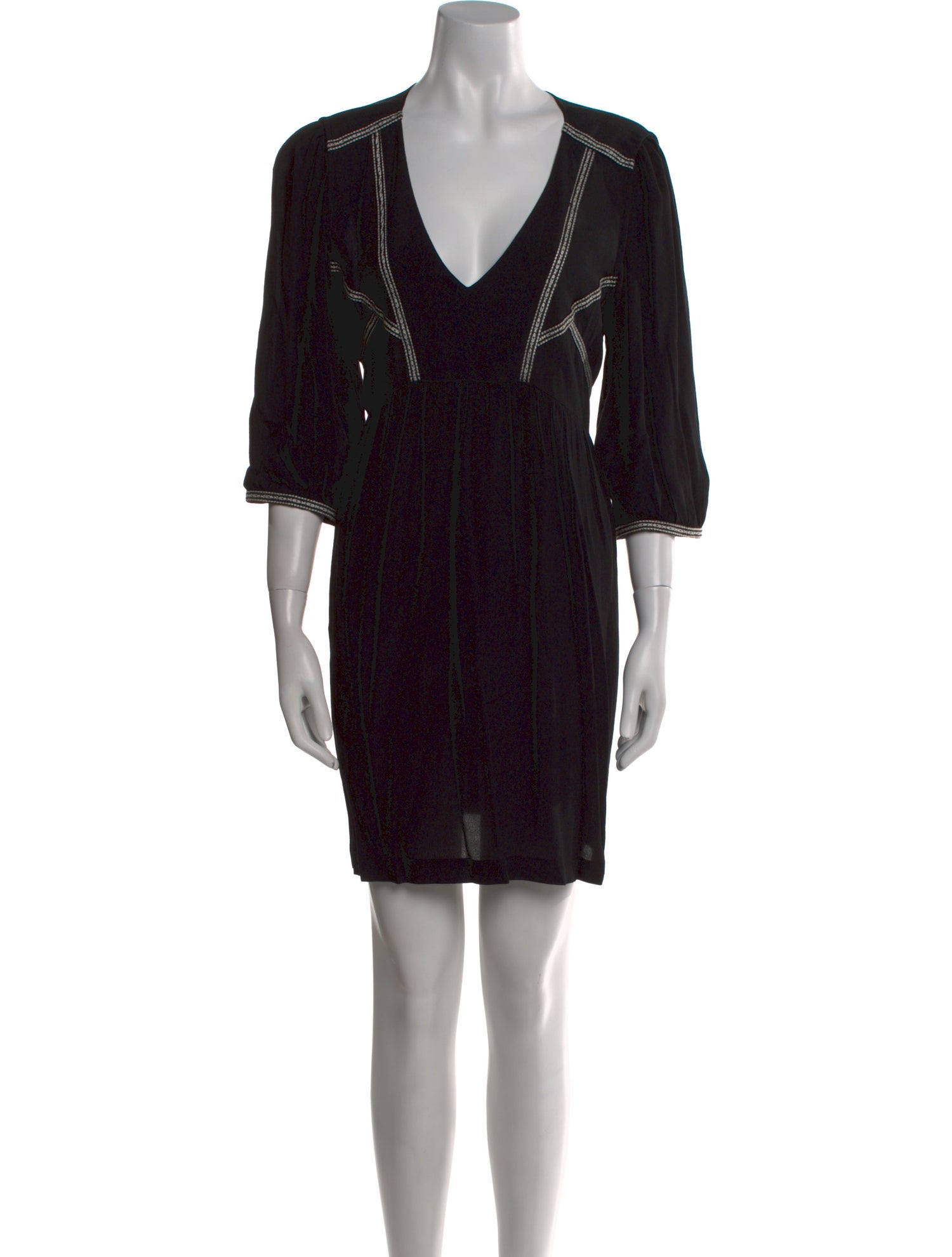 BA&SH V-Neck Mini Dress