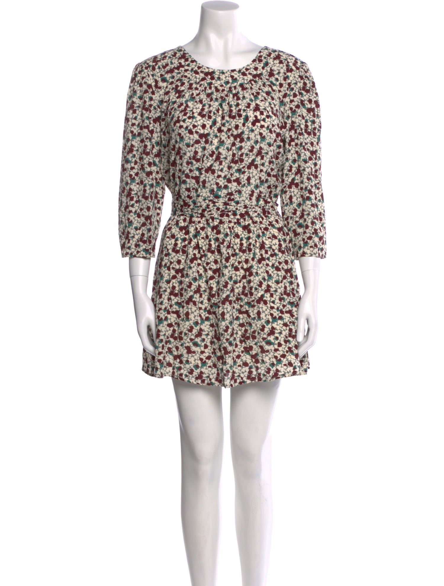 BA&SH Floral Print Mini Dress