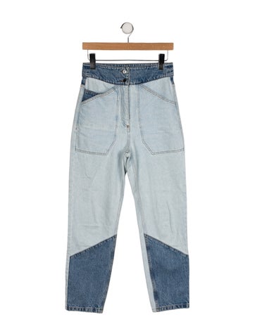 Ba&Sh Jeans High-Rise Straight Leg XS