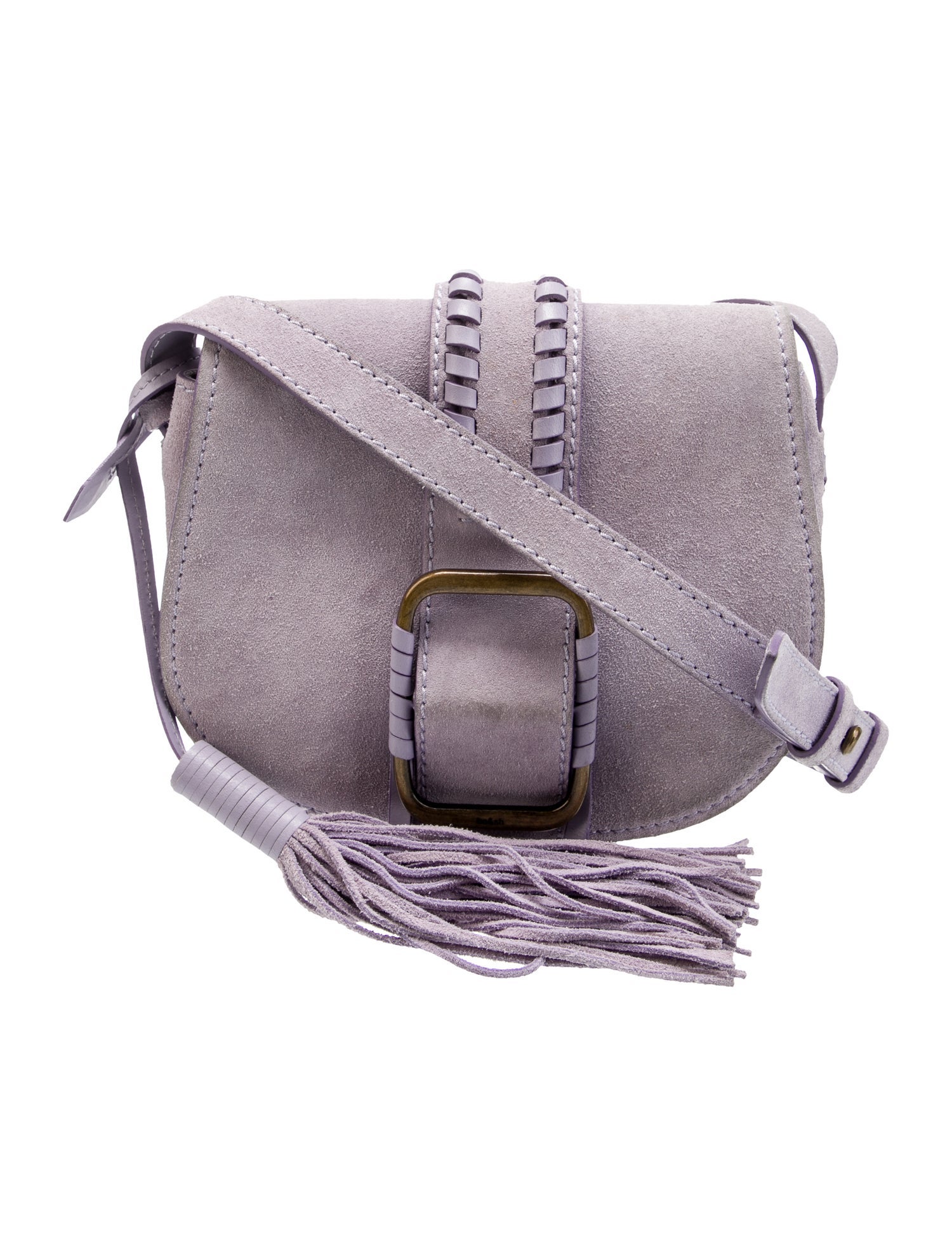 BA&SH Suede Crossbody Bag