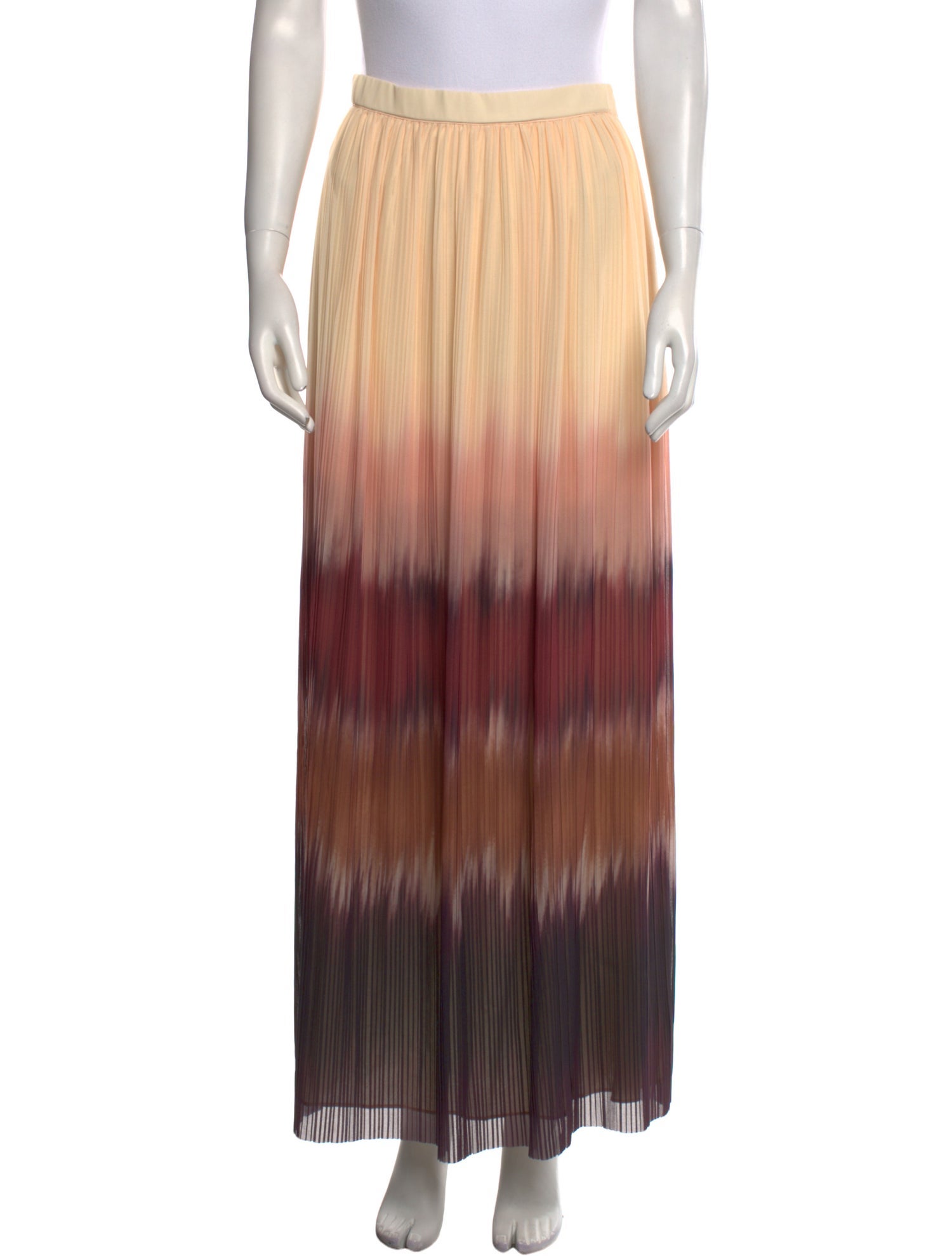 BA&SH Tie-Dye Print Long Skirt